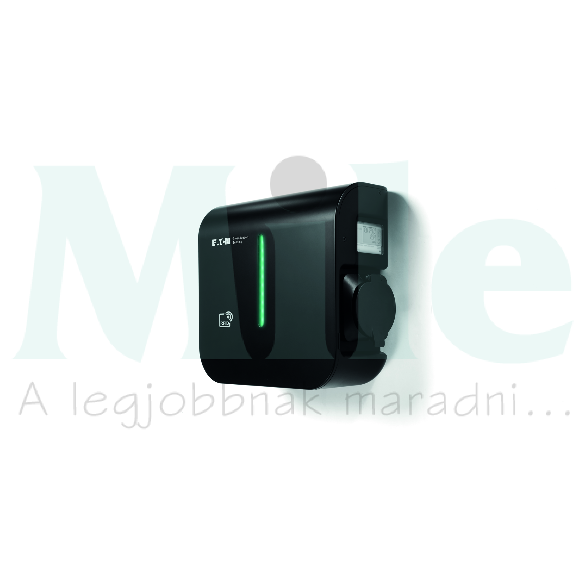 E-autó töltő Mode3 1/3F 3,7-22kW LED WiFi RFID MID T2alj fali IP54 IK08-ütésállóság GMB EATON