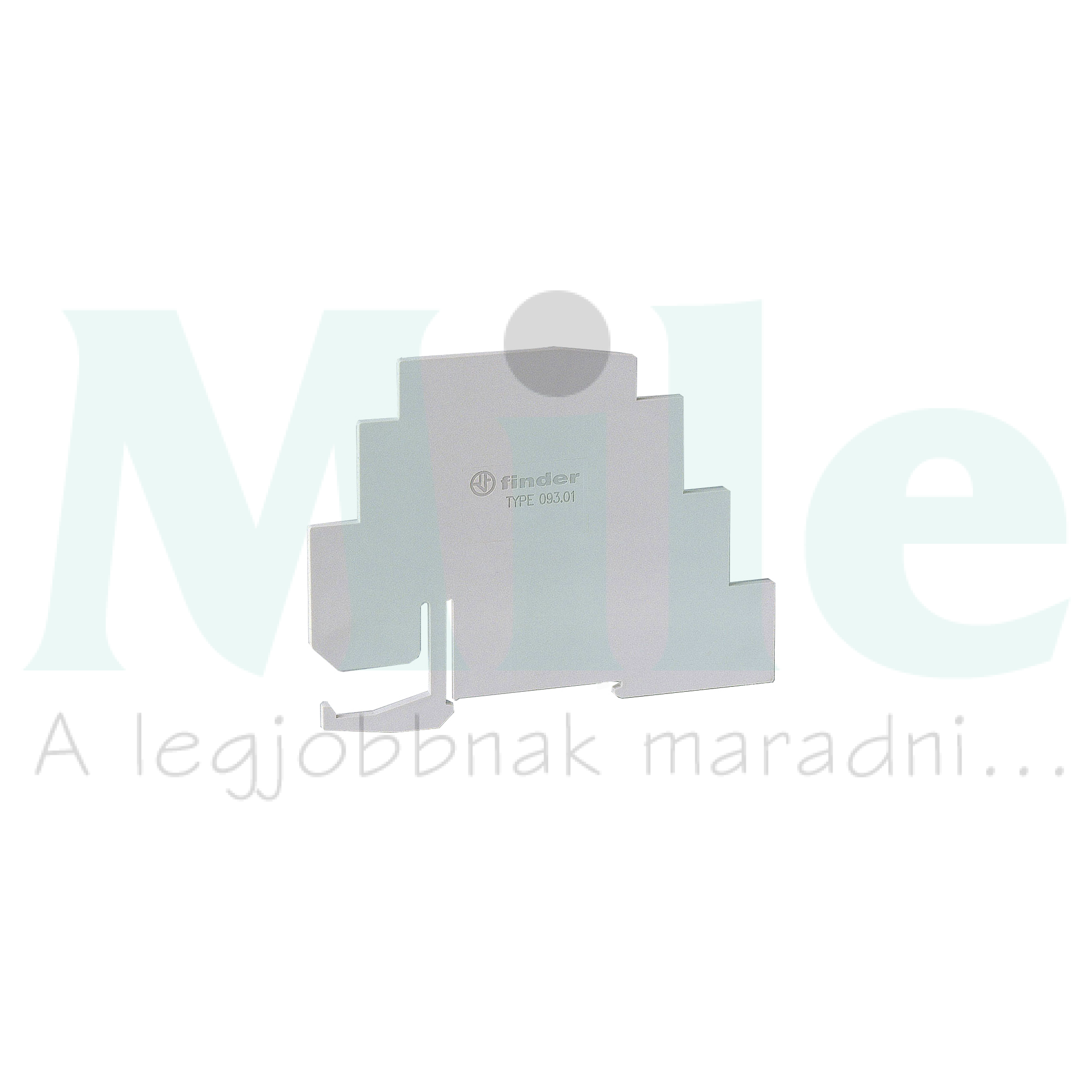 Elválasztólap műanyag szürke 93. foglalatokhoz 093.01 FINDER