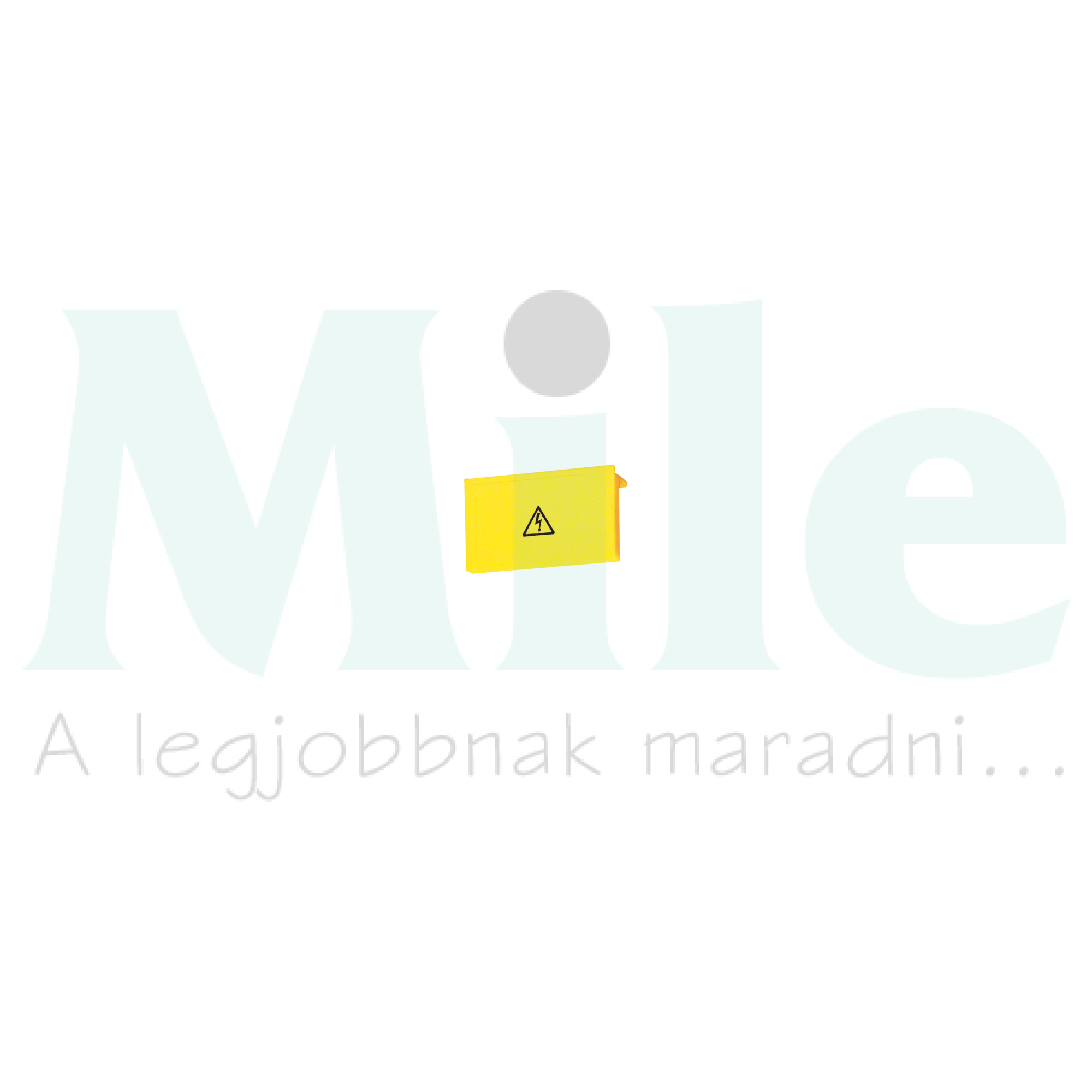 Érintésvédelmi burkolat MM-motorvédő sorolósínhez  KZ Hager