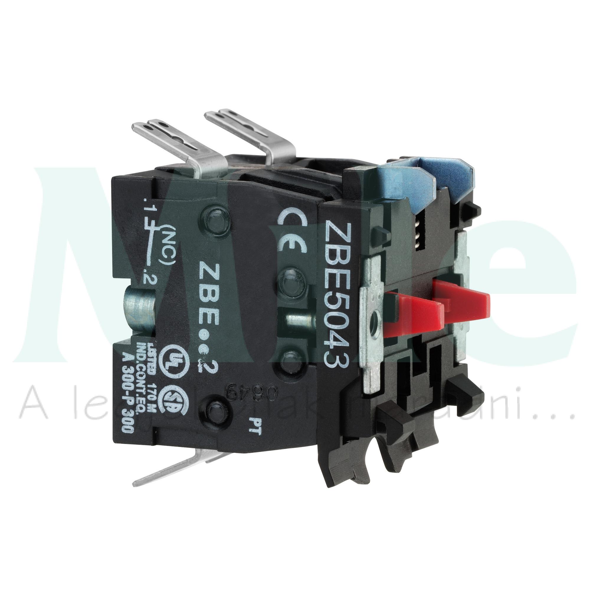 Érintkezőblokk vezérlőkészülékhez előlapra rádugható 2-ny 3A/AC15/230V Harmony XB4/XB5 Schneider