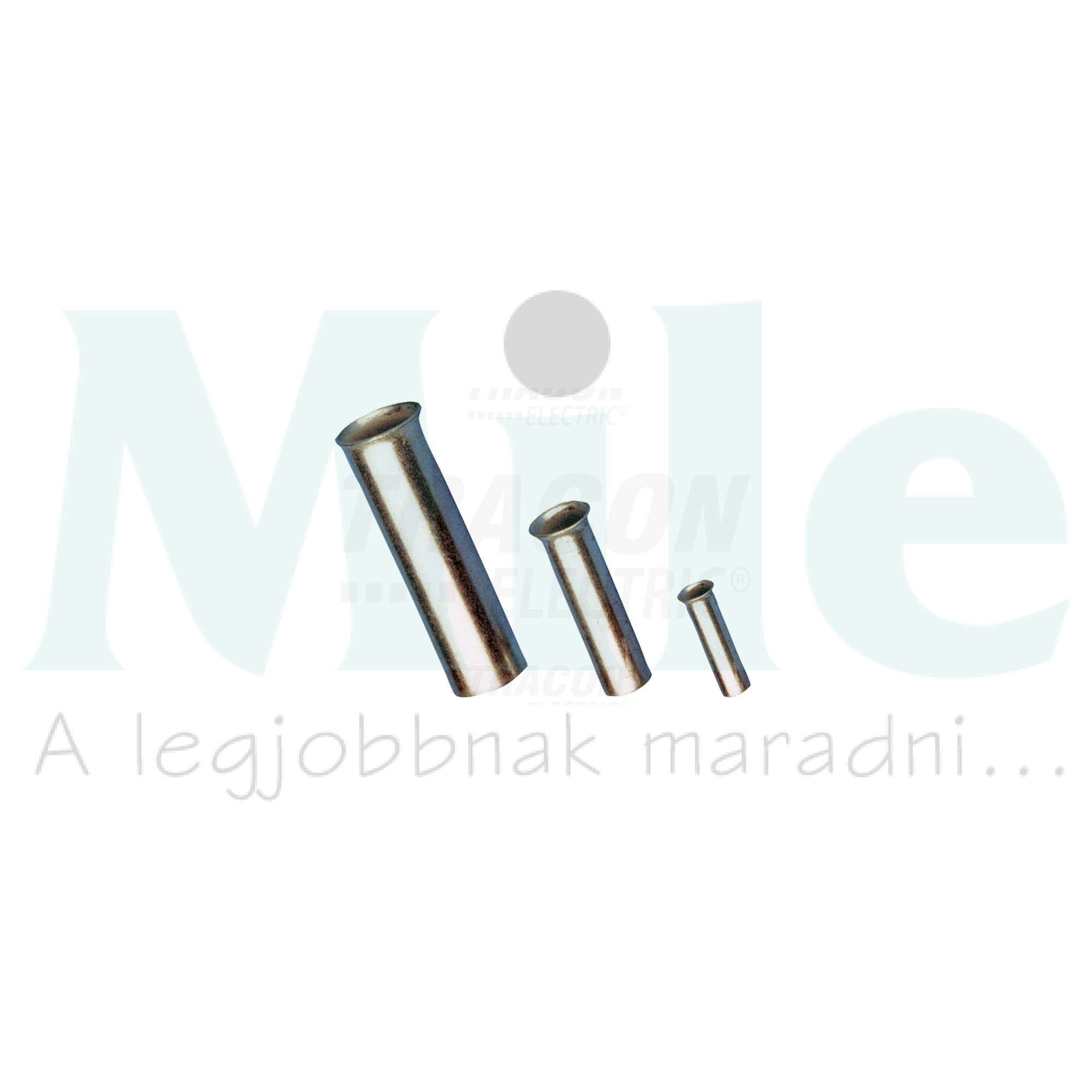 Érvéghüvely normál 0.5mm2 8mm TRACON