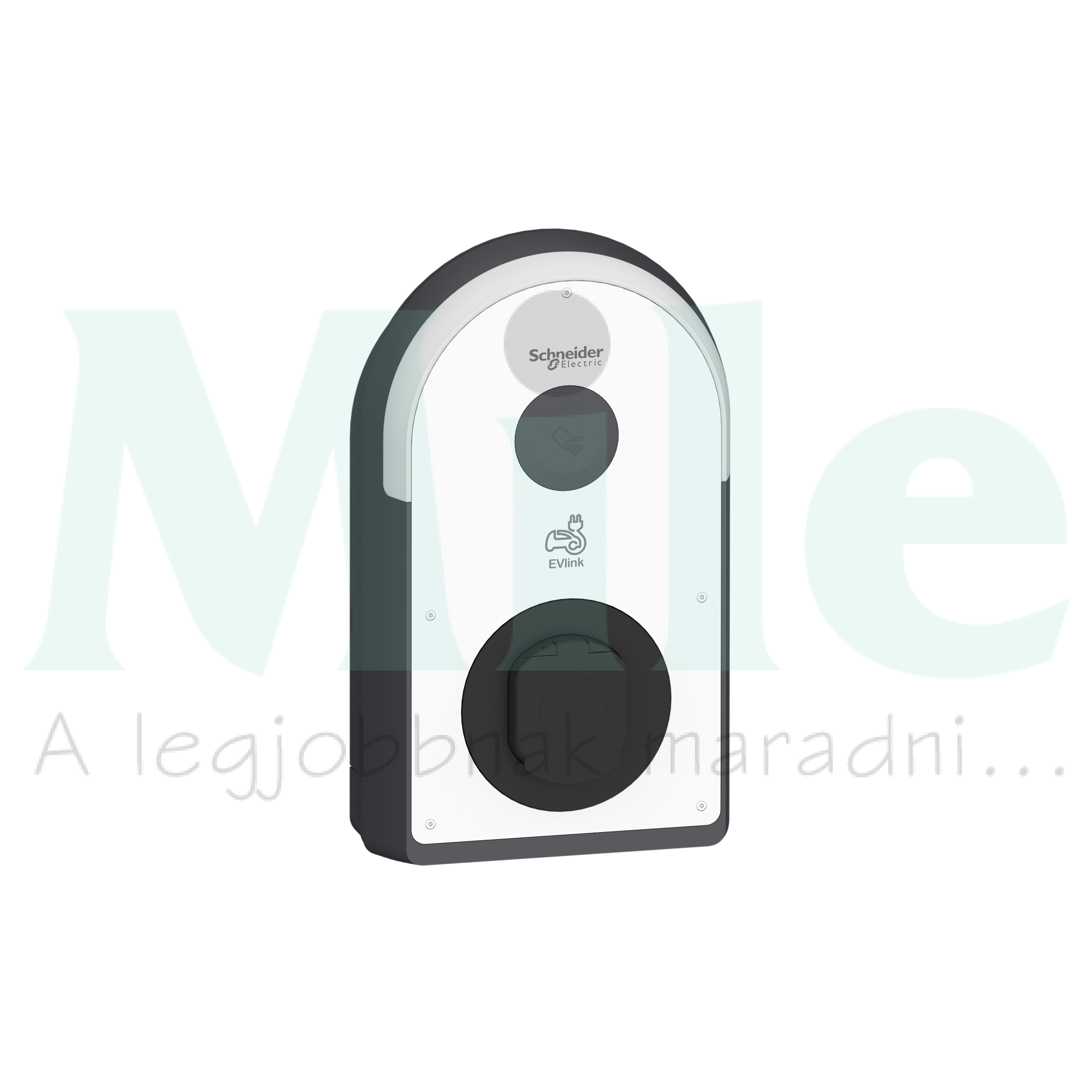 E-autó töltő RDC-DD Ehernet Bluetooth MID 3-fázis 1x 22kW fali 1xT2aljzat EVlink ProAC Schneider