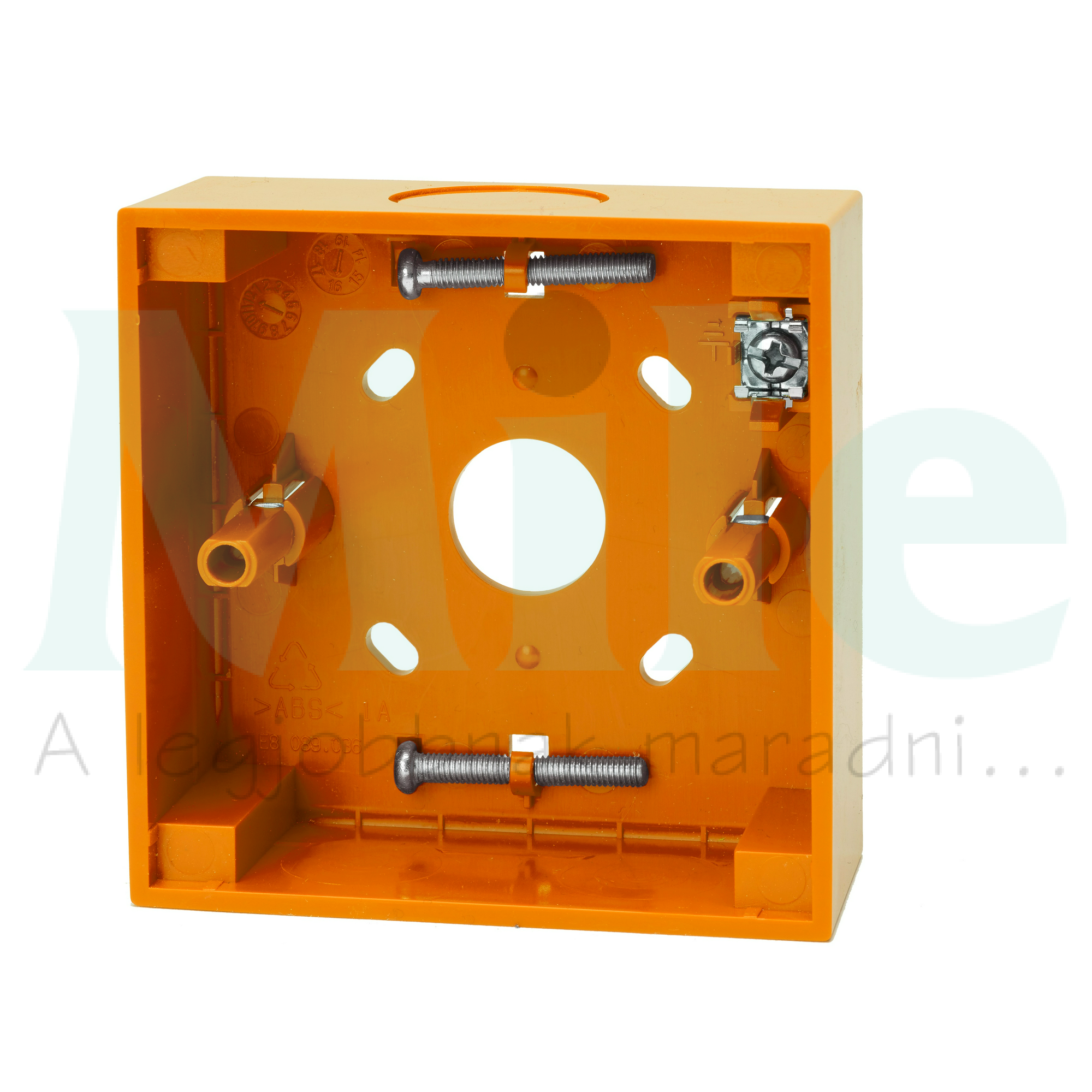 Fali doboz hátsó rész NC-MCS22-0-O-kézi jelzésadóhoz narancs 87x87x35mm  UTCF