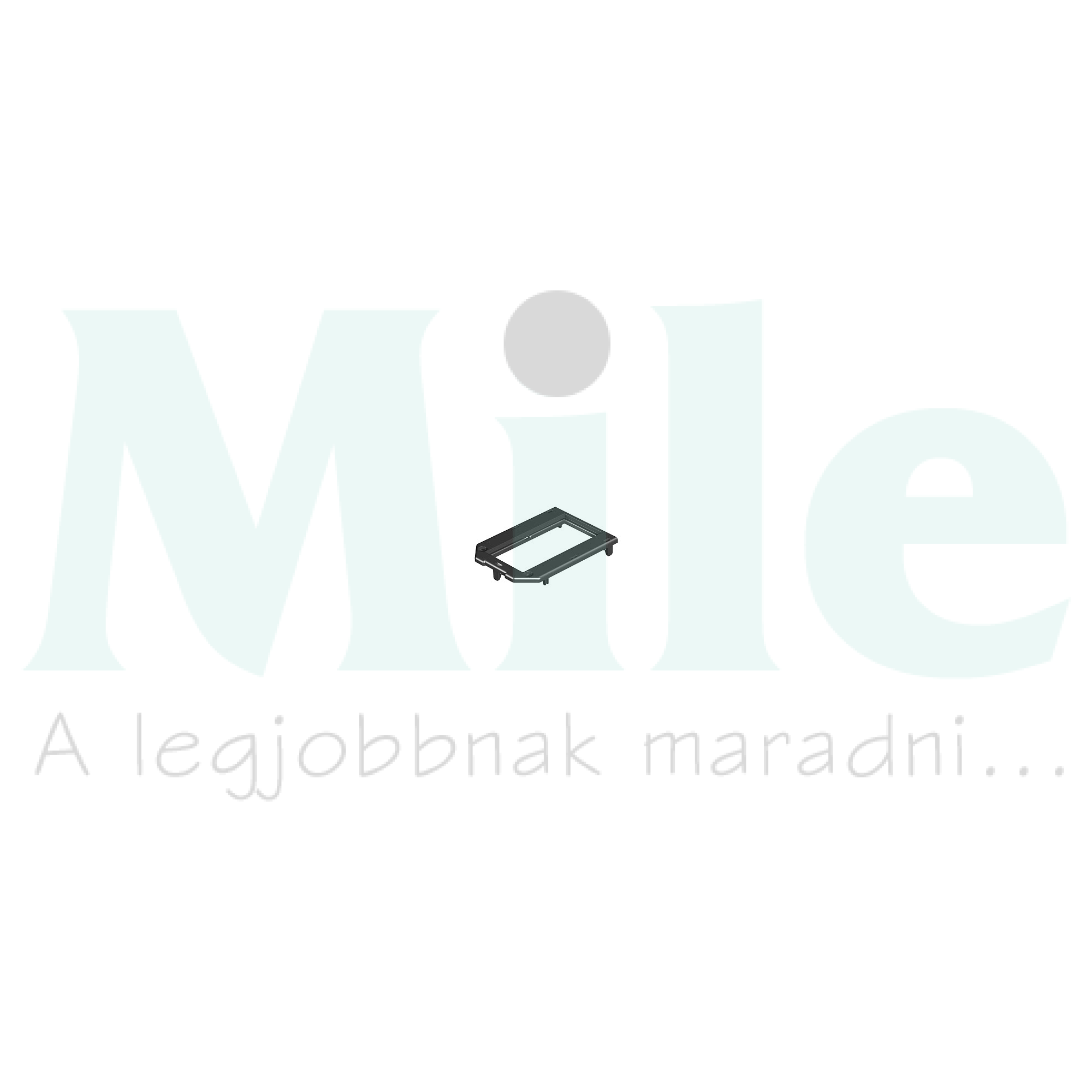 Fedlap padlódobozhoz 61mm poliamid (PA) fekete GB23 P3 OBO-BETTERMANN