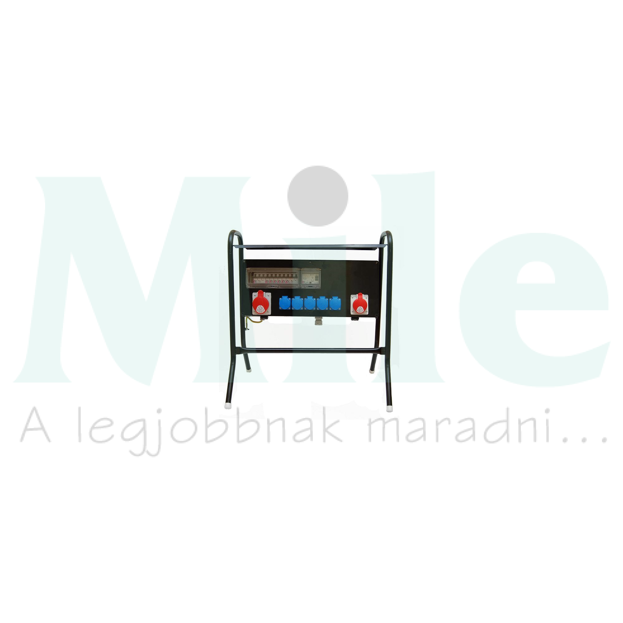 Felvonulási szekrény állványon 5x3P16A/230V 1x5P16A/400V 1x5P32A/400V 63A CSE 200 Csatári Plast