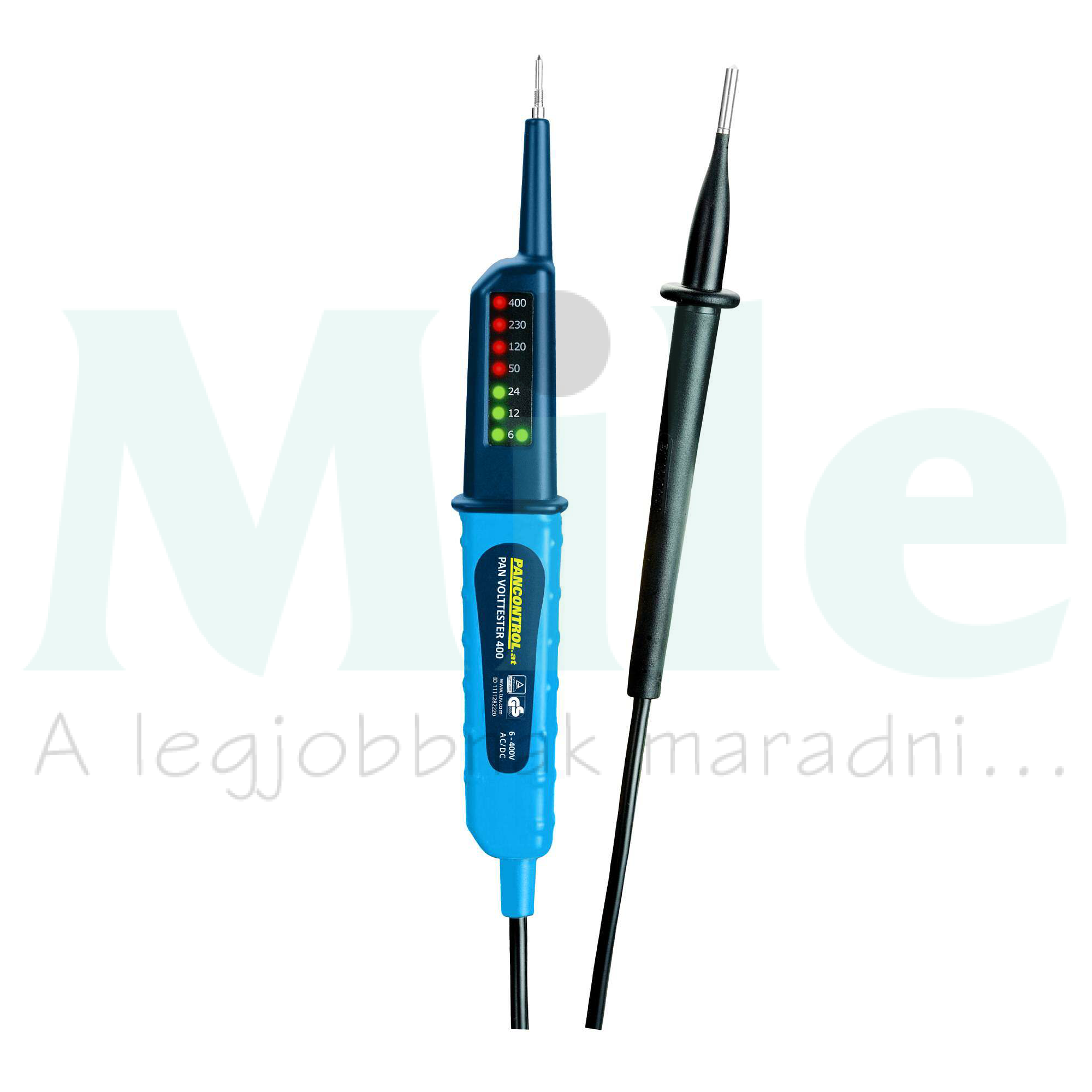 Feszültségvizsgáló 2P-ellenőrzés 6-400V LED-kijelzés PAN Volttester 400 Pancontrol