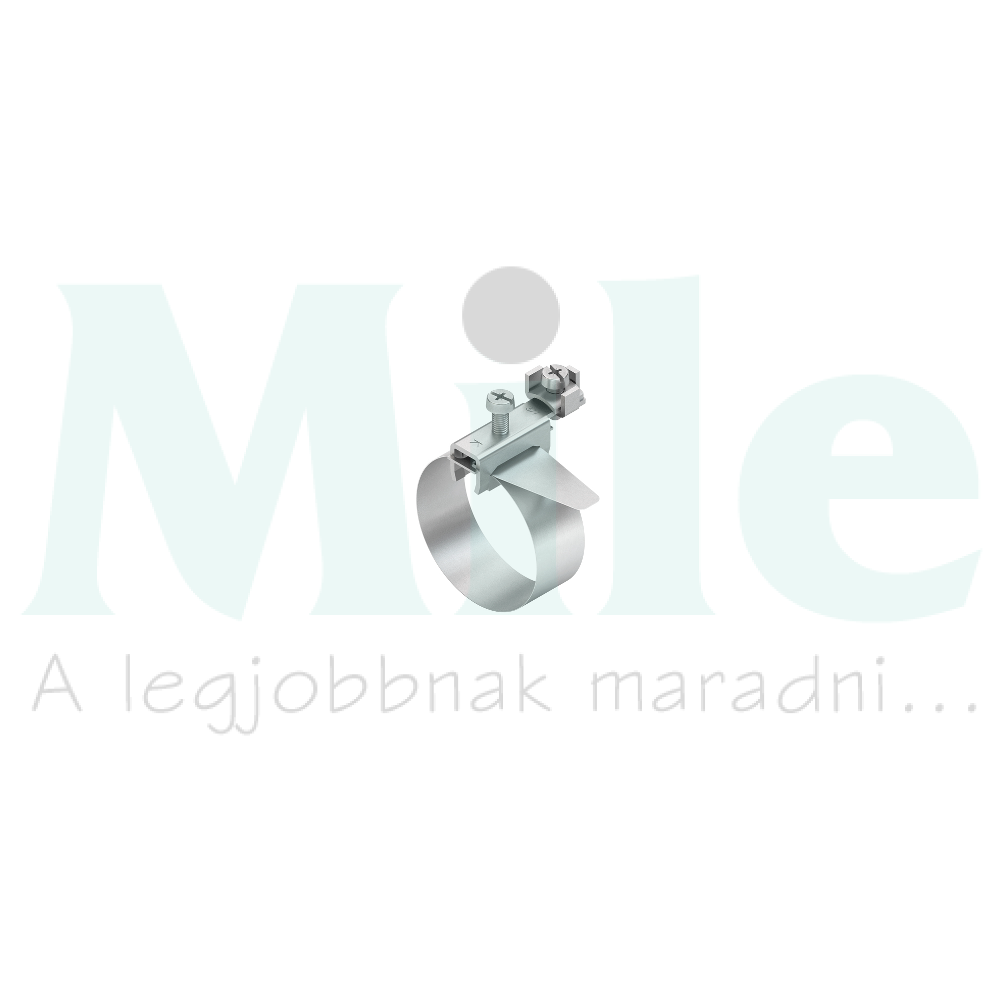 Földelő szalagbilincs galvanikusan ónozott sárgaréz 17,5-48mm 37/1 Niedax