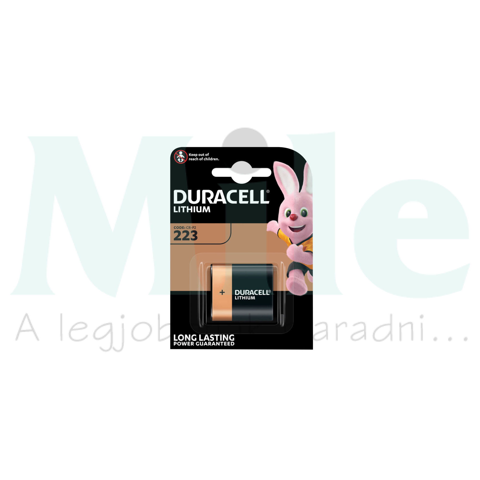 Fotó elem CR-P2, 223 6V lítium CR-P 2 DURACELL
