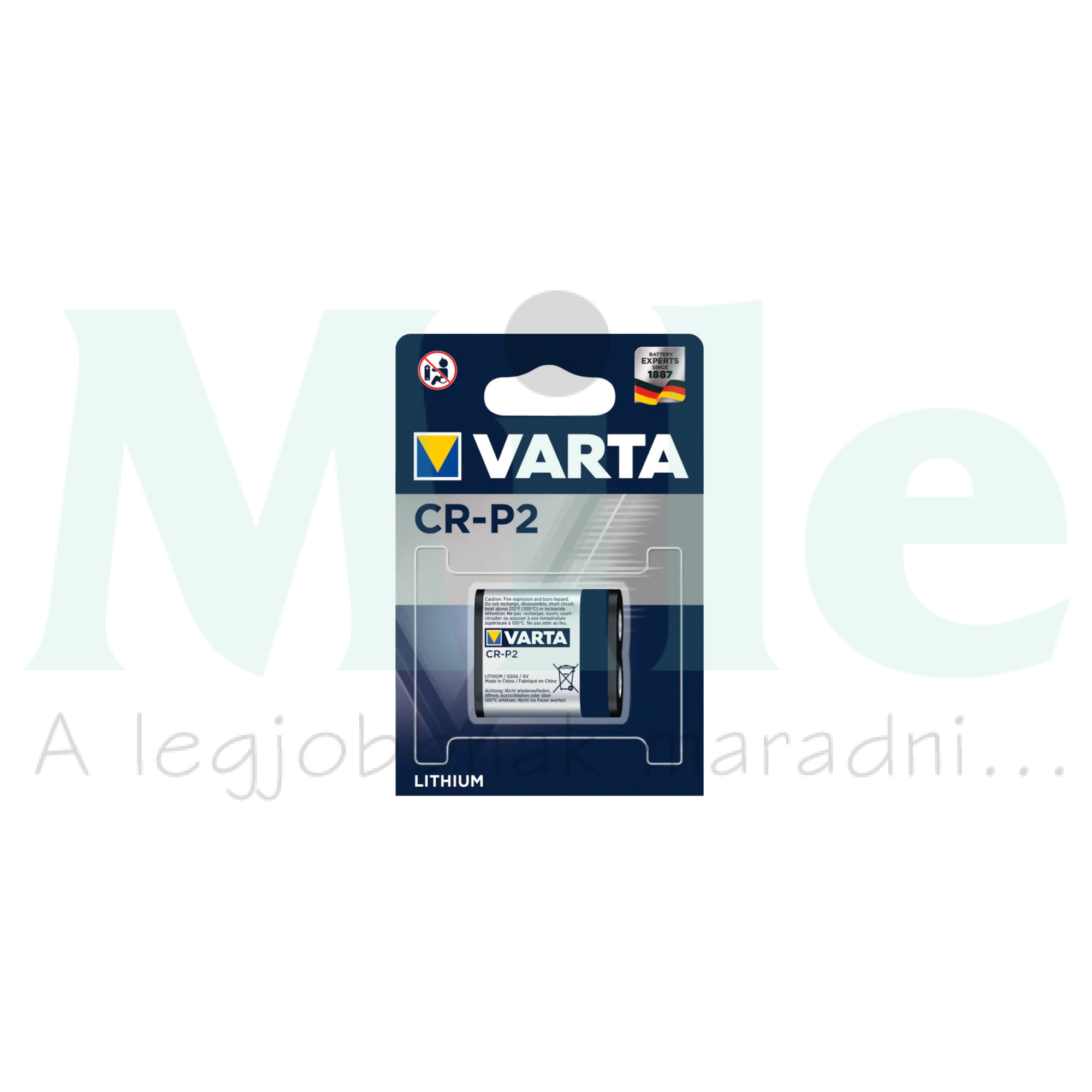 Fotó elem CR-P2 6V lítium CR-P 2 VARTA