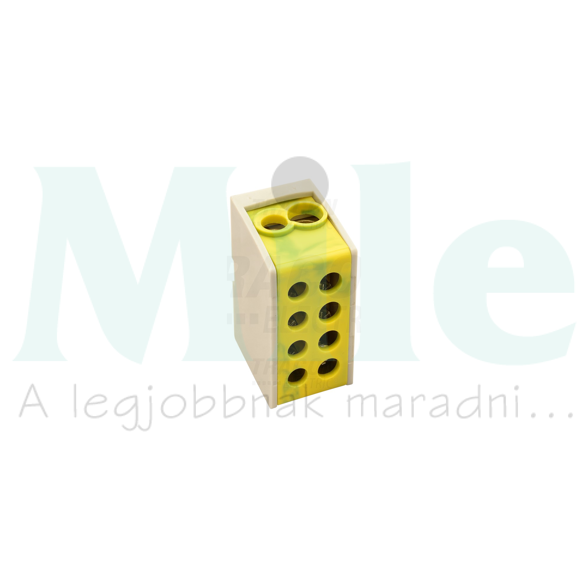 Fővezetéki leágazókapocs 101A zöld/sárga 2x25+2x25mm2 1-pólus 25mm2-vezetőér TRACON