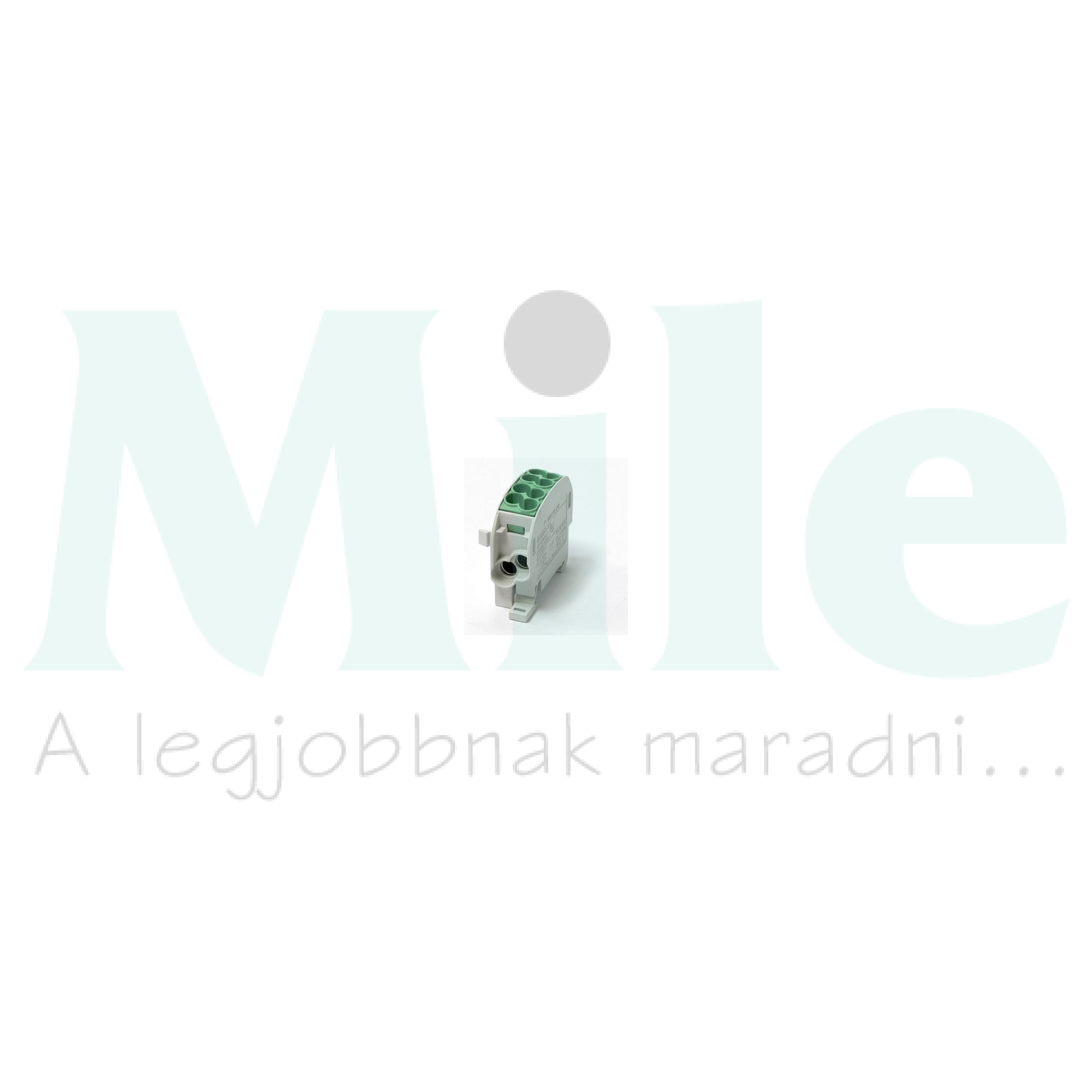 Fővezetéki leágazókapocs 152/100A Cu/Al ónozott zöld 2x25+2x16mm2 1P 25mm2/ HLAK 25/16 PE LEIPOLD