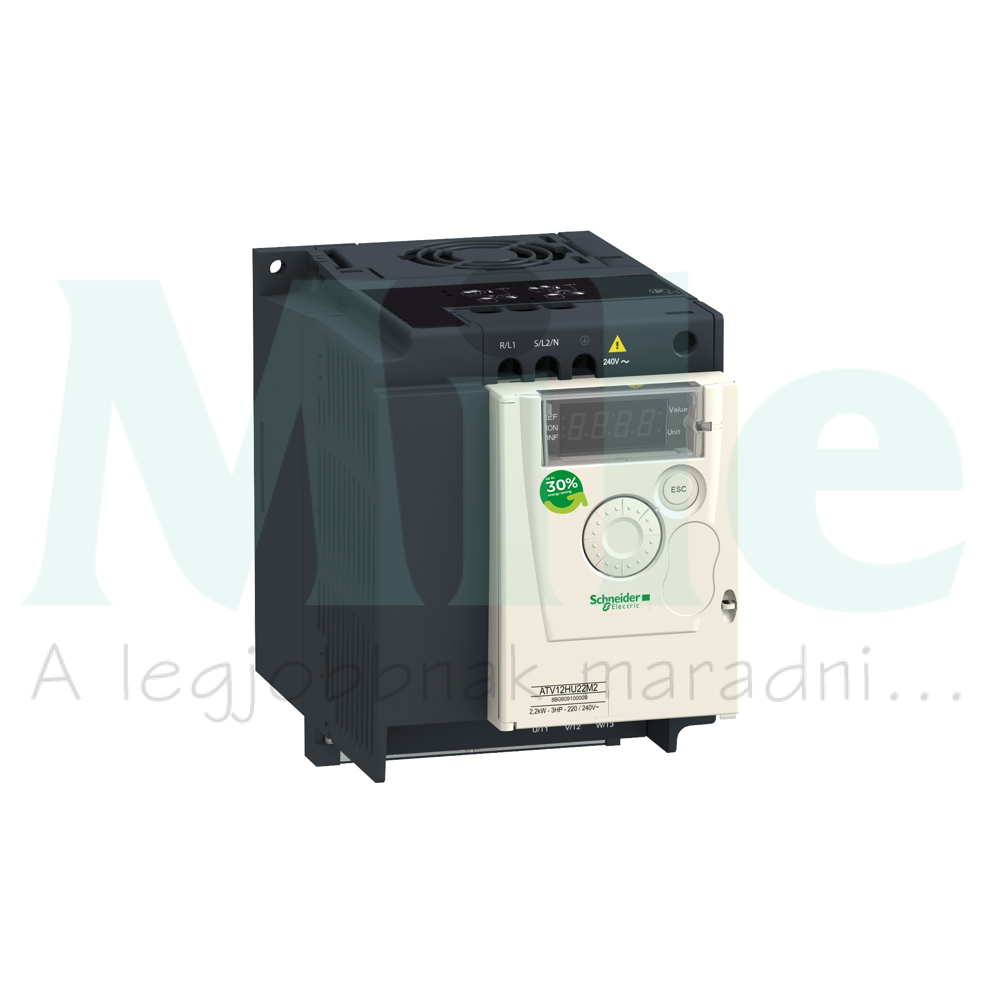 Frekvenciaváltó 1F 200-240V/be 3F 230V/max.ki 2.2kW IP20 Altivar 12 Schneider