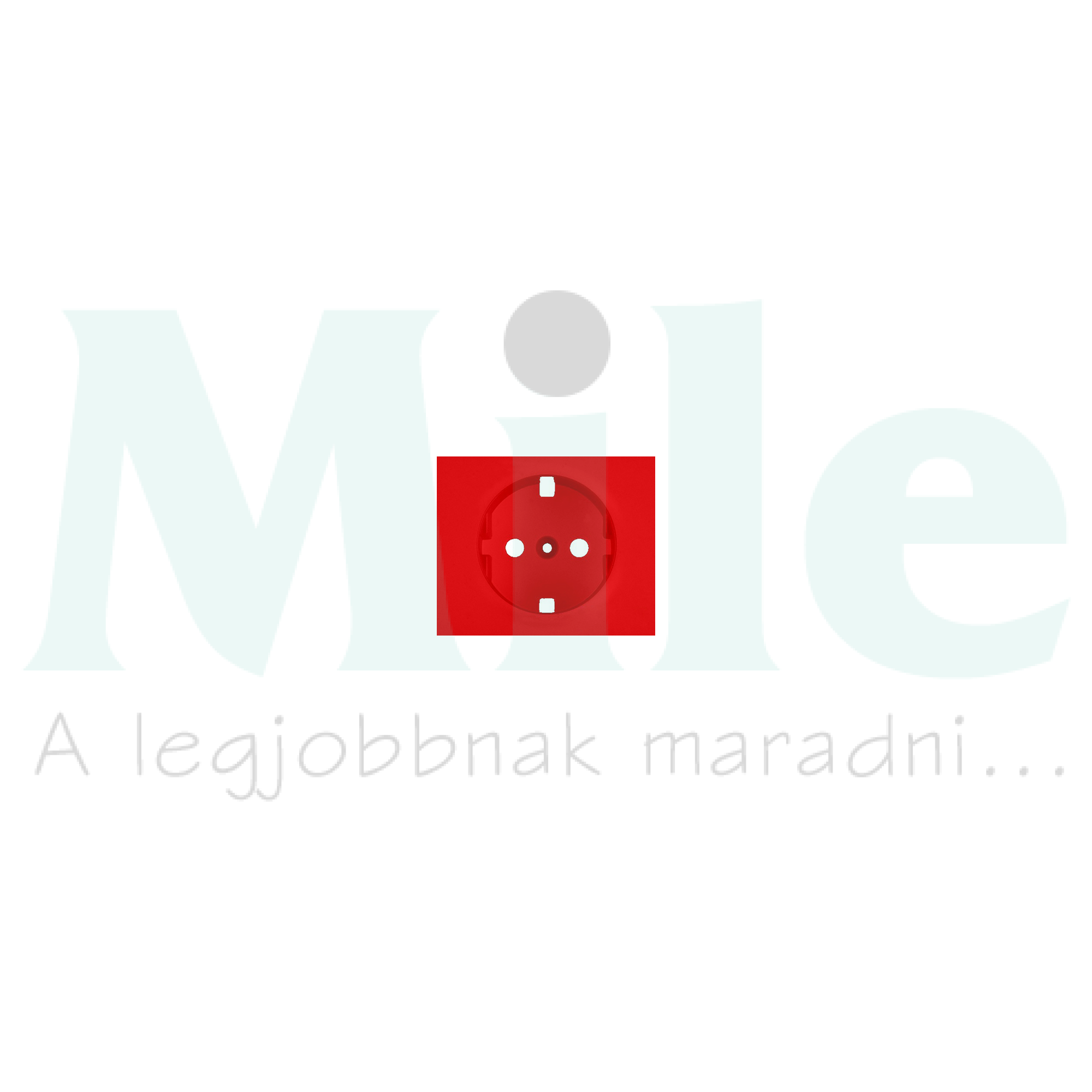 Galea fedlap 162 dugaljhoz reteszelt piros  LEGRAND