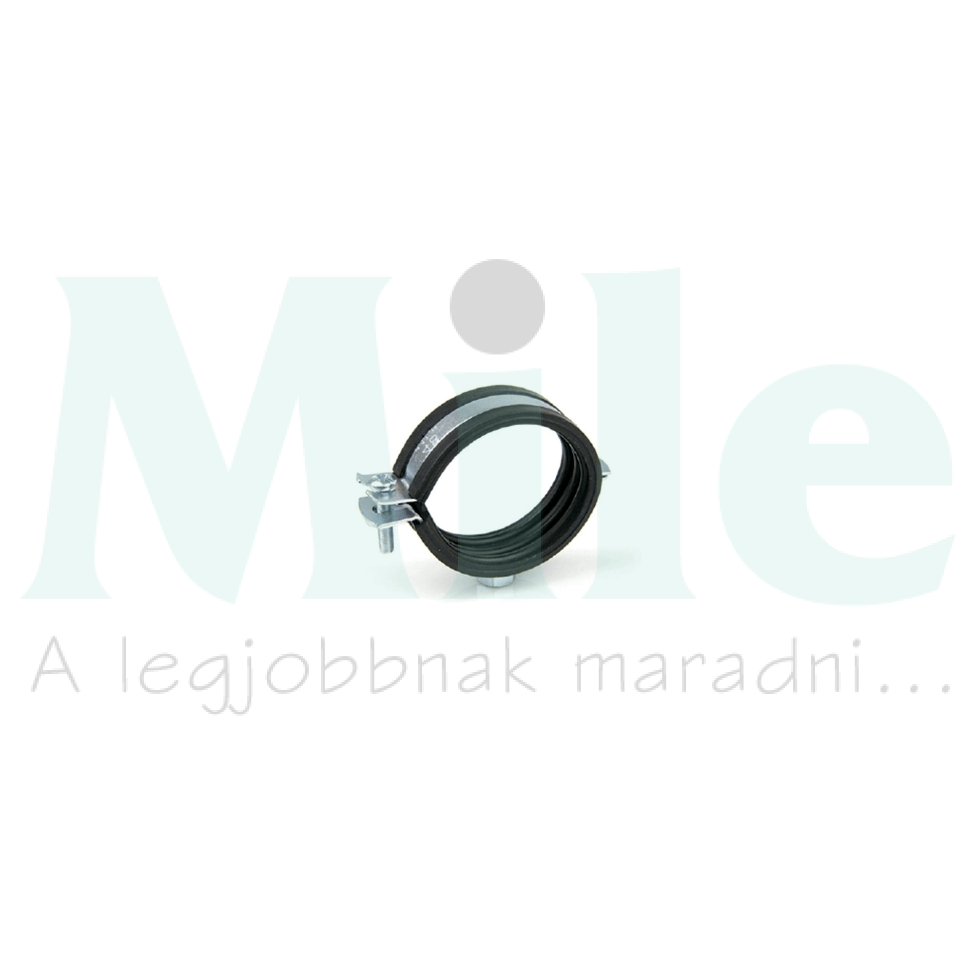 Csőbilincs gumis M8menettel 20-23mm-csőátmérőhöz acél zárt 1-csőhöz RIFL CELO