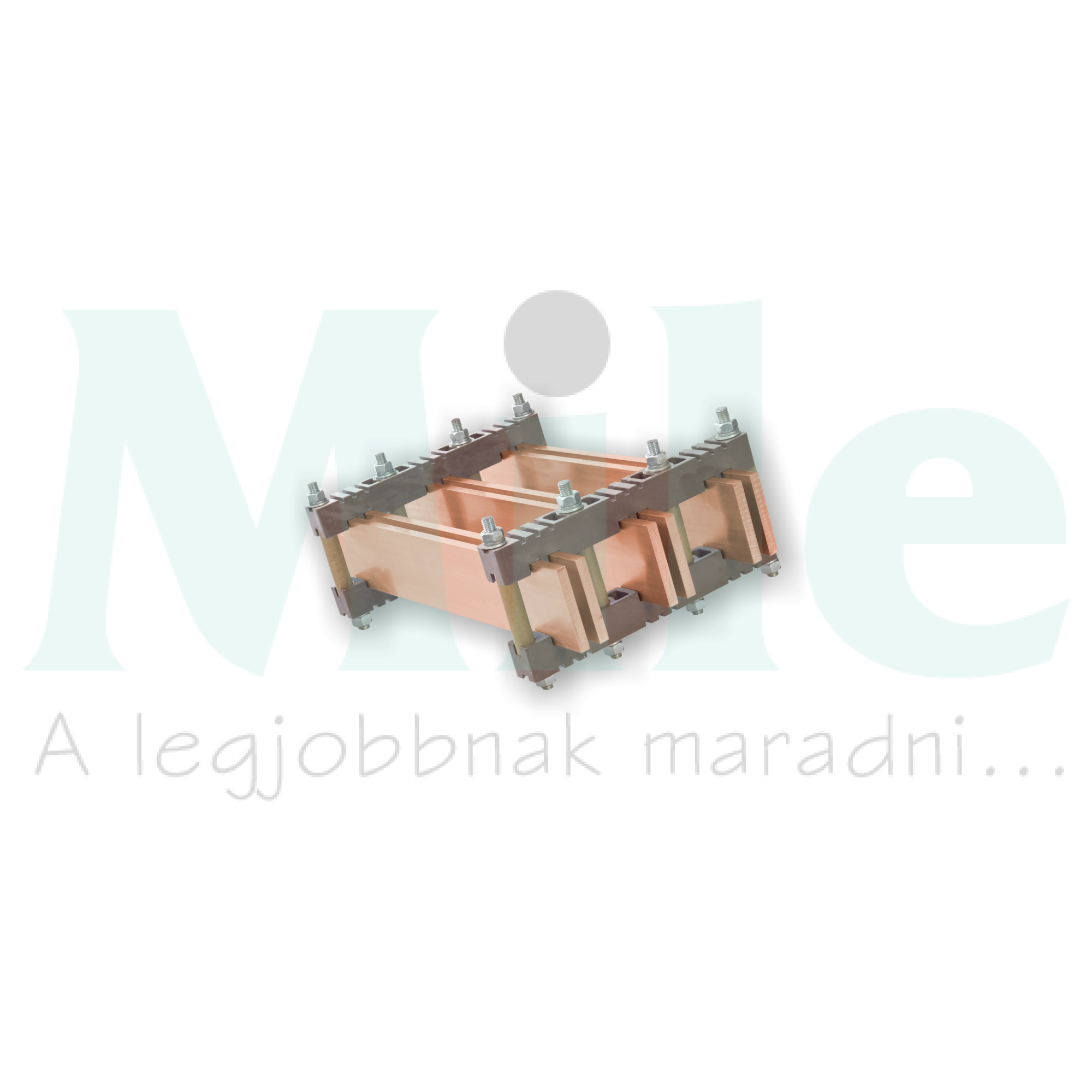 Gyűjtősíntartó 3x 20…160x5…10mm 3-pólus 4000A 100mm-síntáv SH100 Schmidt