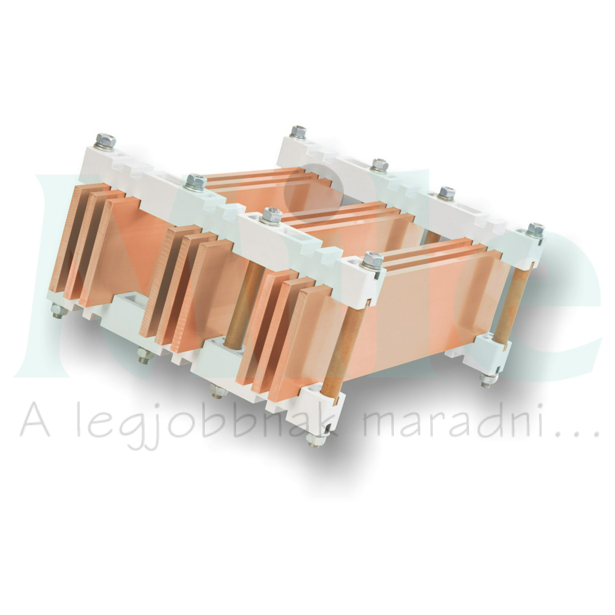 Gyűjtősíntartó 3x 40…160x10mm 3-pólus 5500A 125mm-síntáv SH125 Schmidt