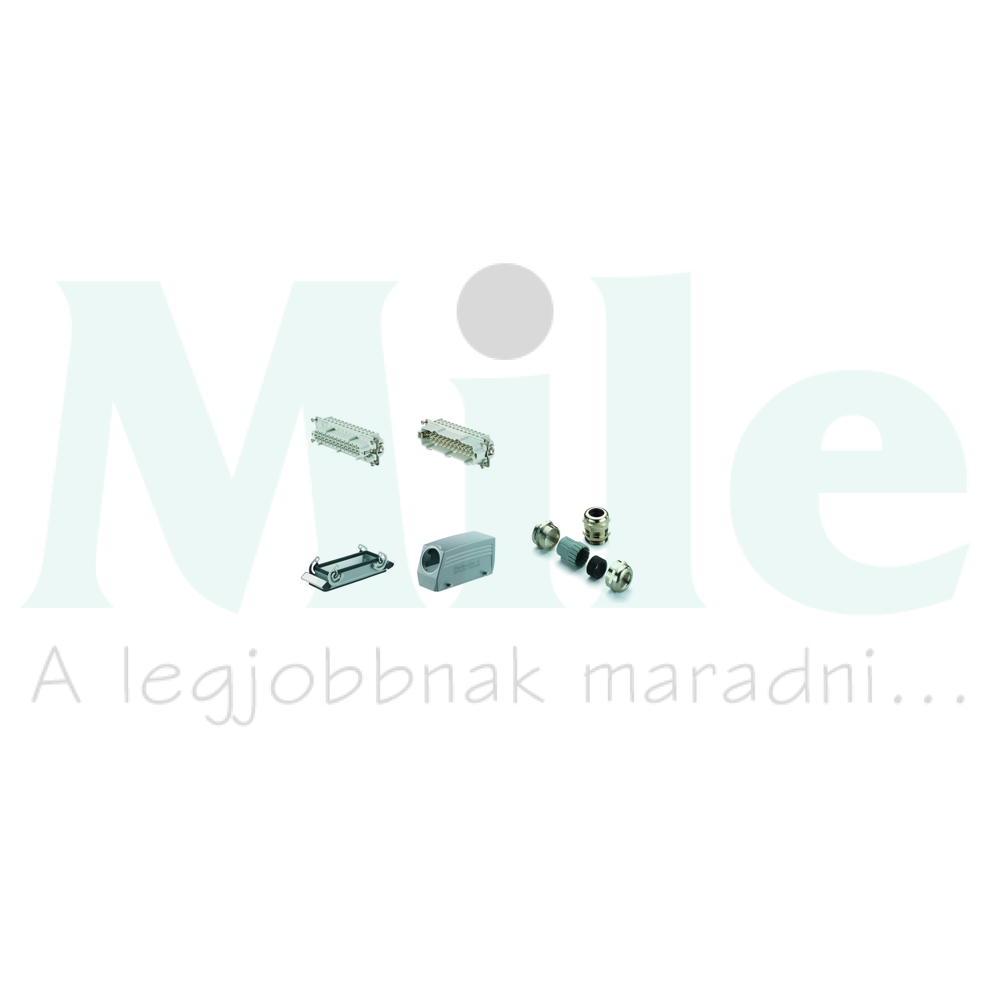 Ipari csatlakozó komplett készlet alumínium HDC-KIT-HE 24.130 Weidmüller