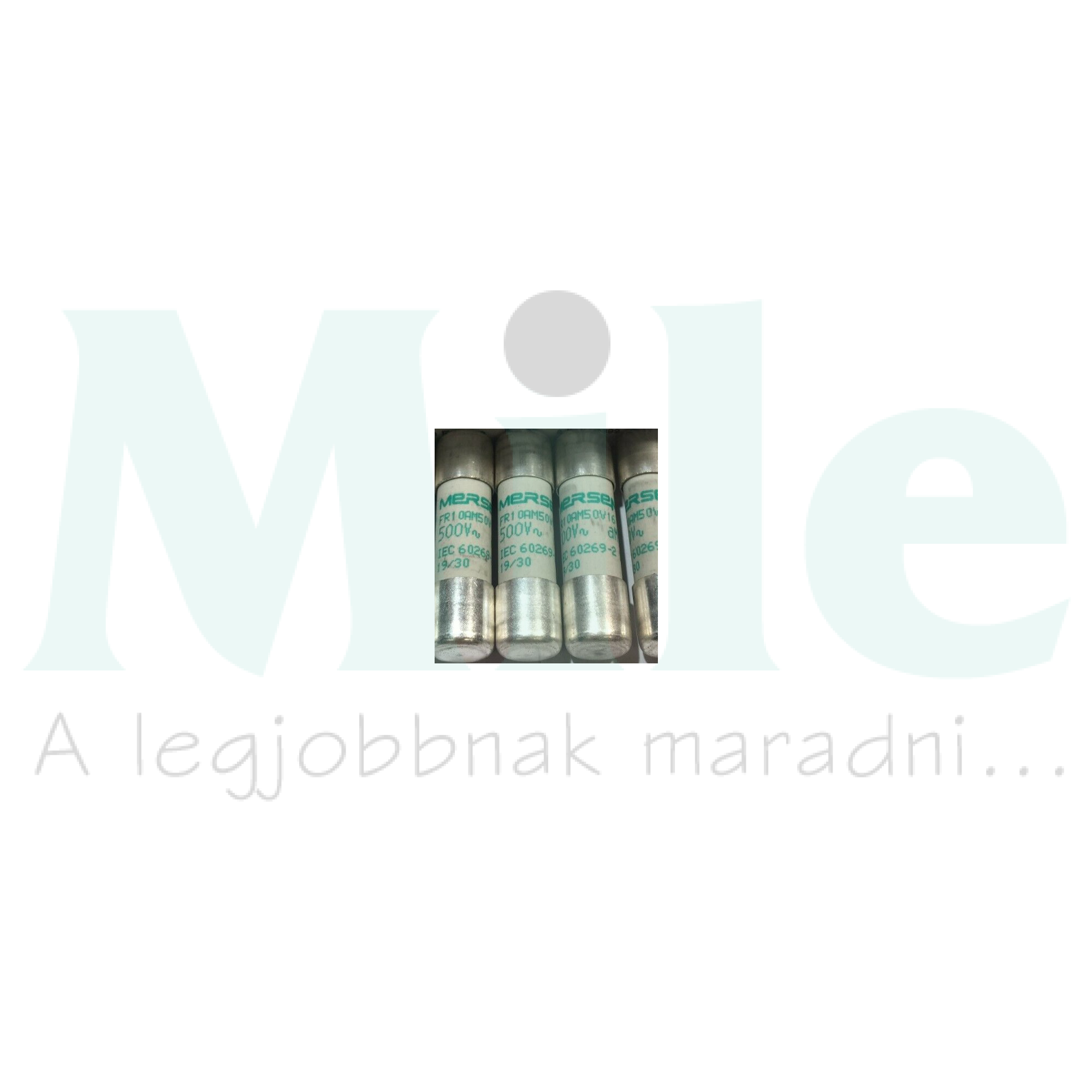 Hengeres biztosítóbetét aM 10x38mm 16A AC500/600V FR10AM50V16 MERSEN