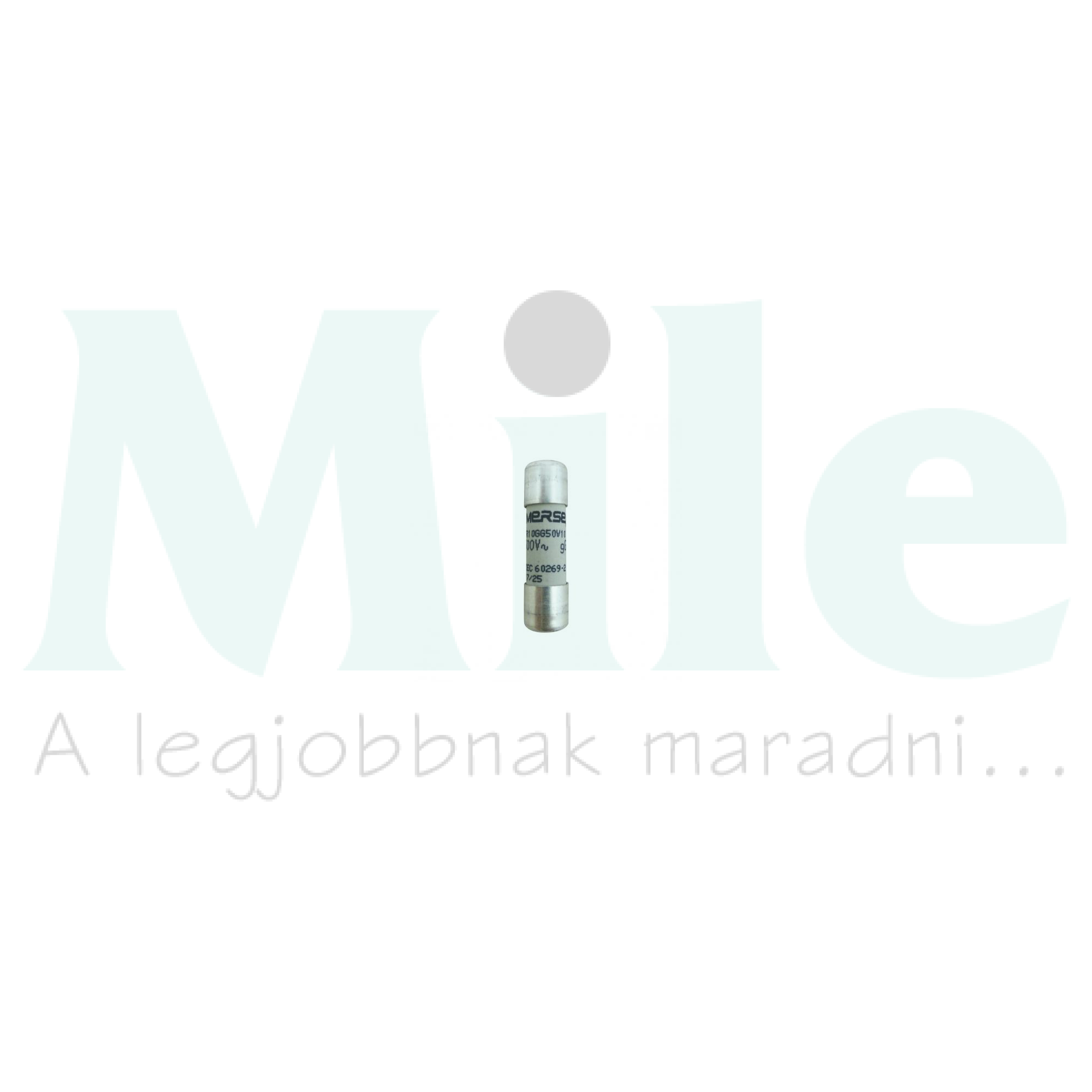 Hengeres biztosítóbetét gG 10x38mm 10A AC500/600V FR10GG50V10 MERSEN