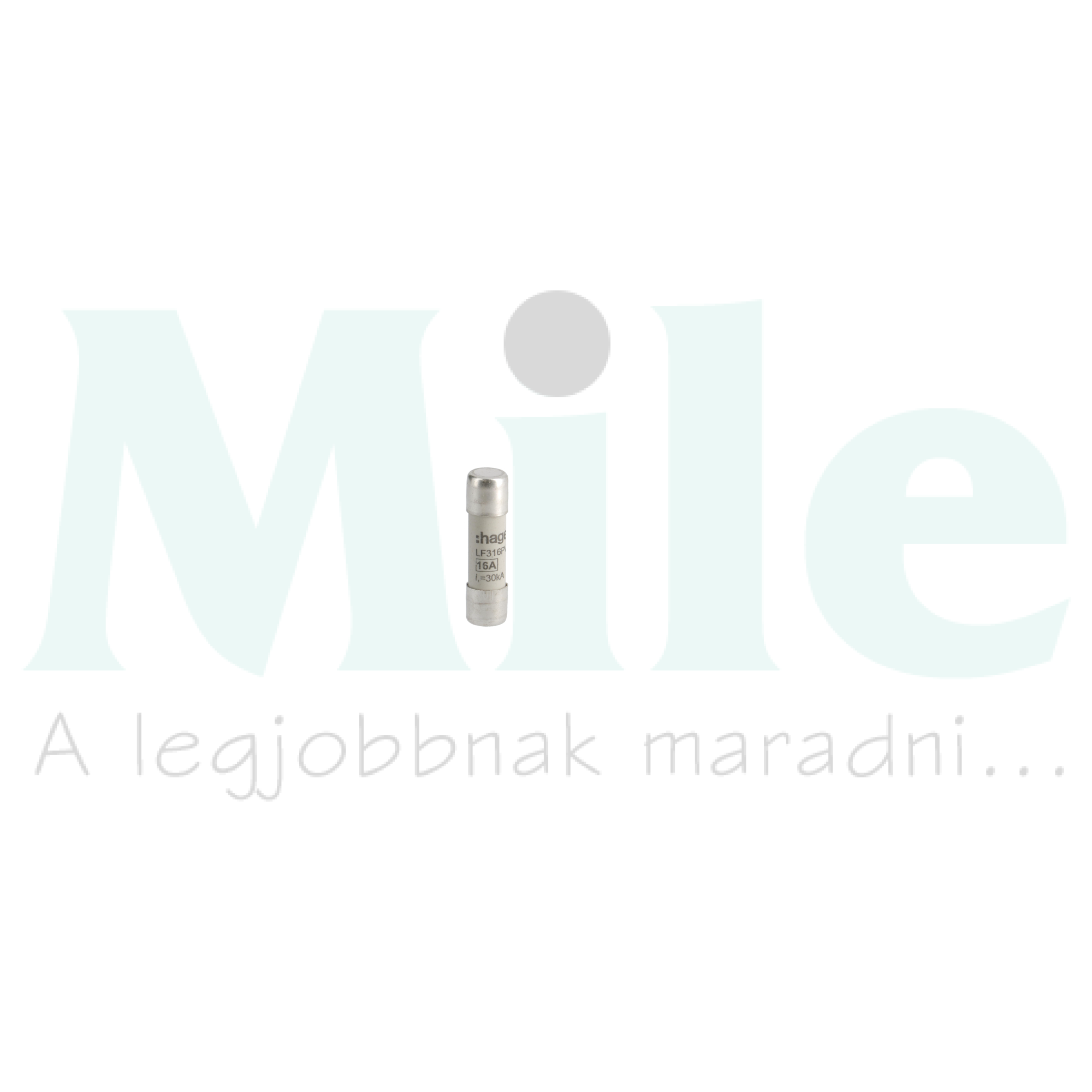 Hengeres biztosítóbetét napelemhez 10x38mm 16A LF Hager