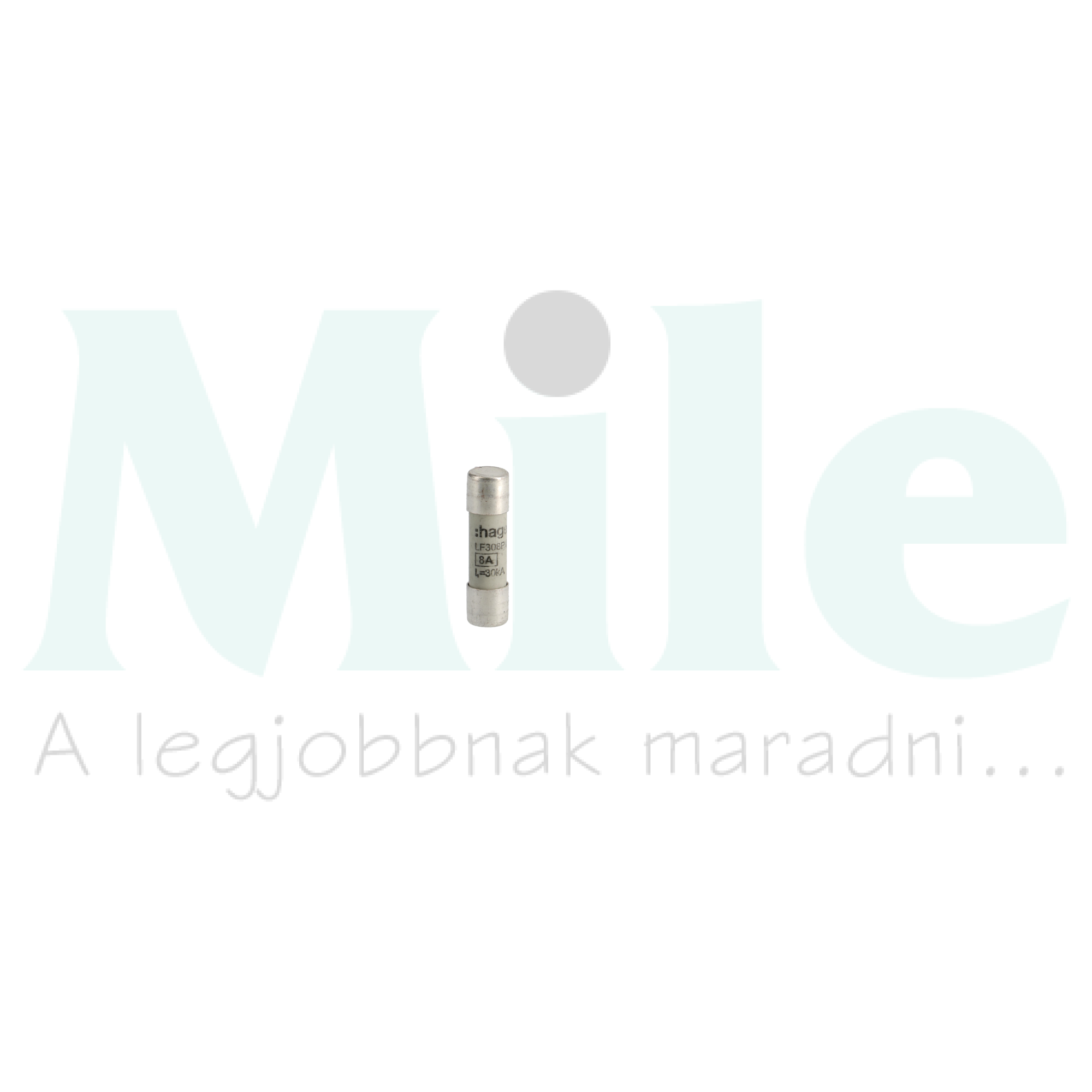 Hengeres biztosítóbetét napelemhez 10x38mm 8A LF Hager