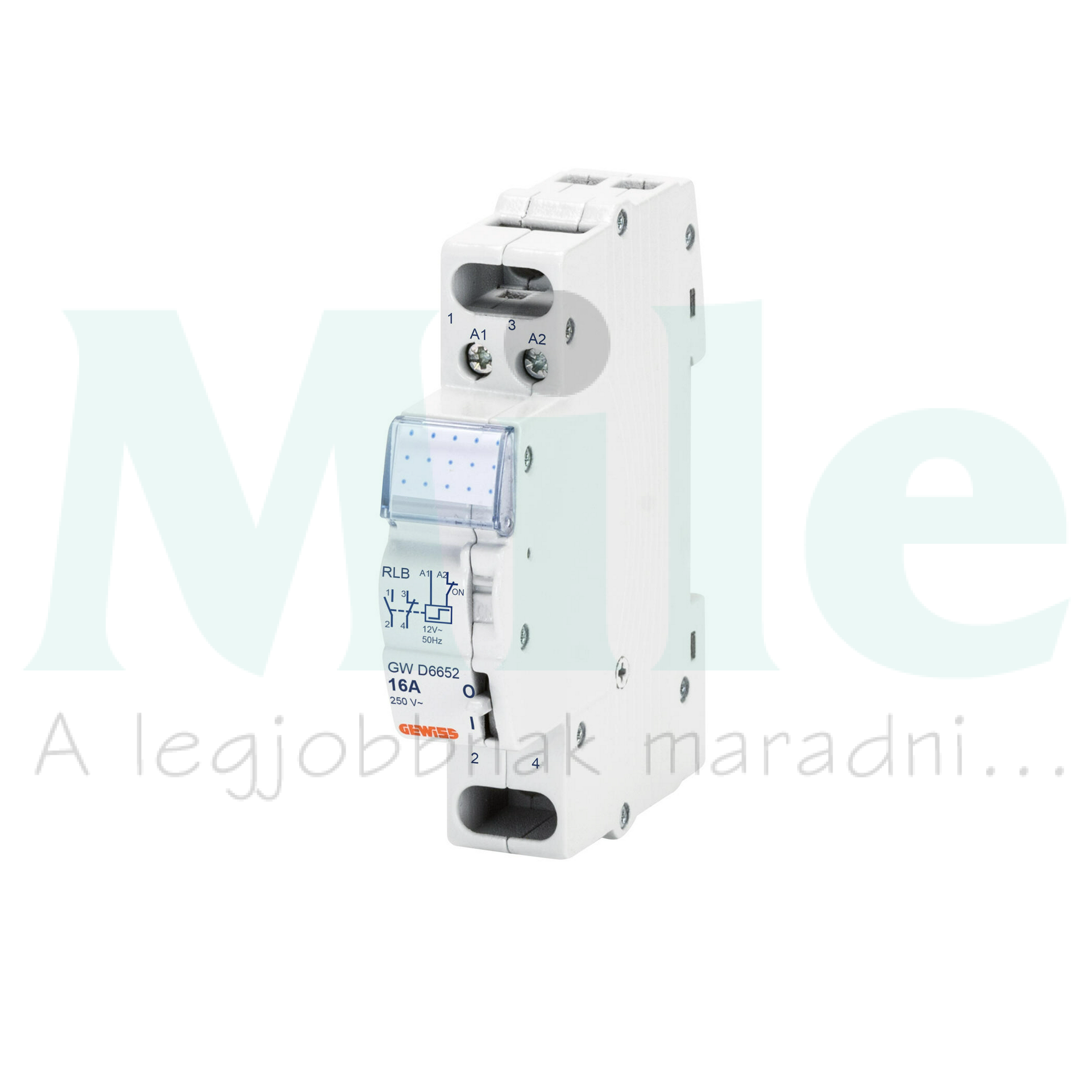 Impulzusrelé sorolható 16A 24V/ AC-műk. 60-50Hz 1z 1M 90AM GEWISS