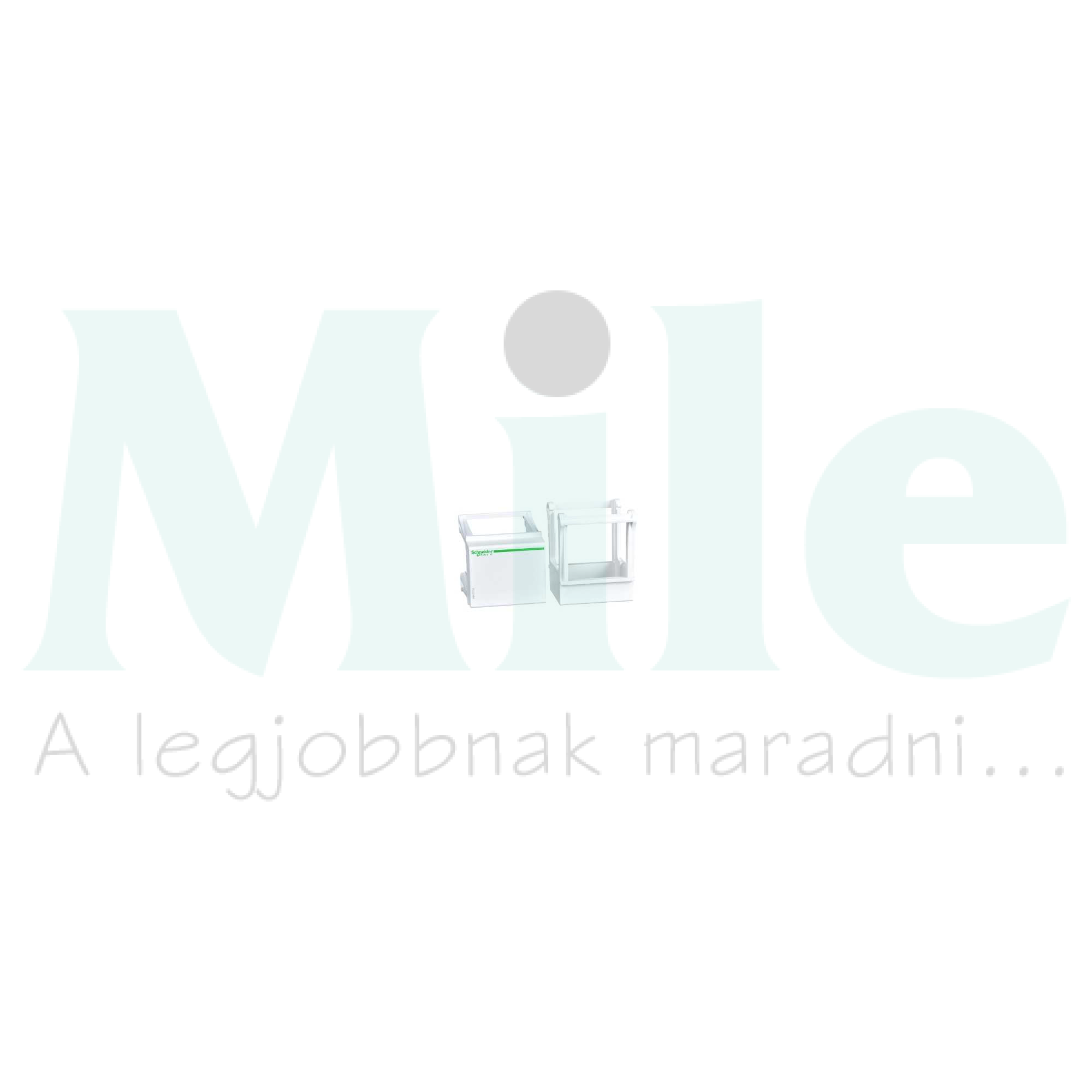 Installációs adapter 3TE maszkos beépítéshez kalapsínre nyomógomb szerelőlap Acti9 A Schneider