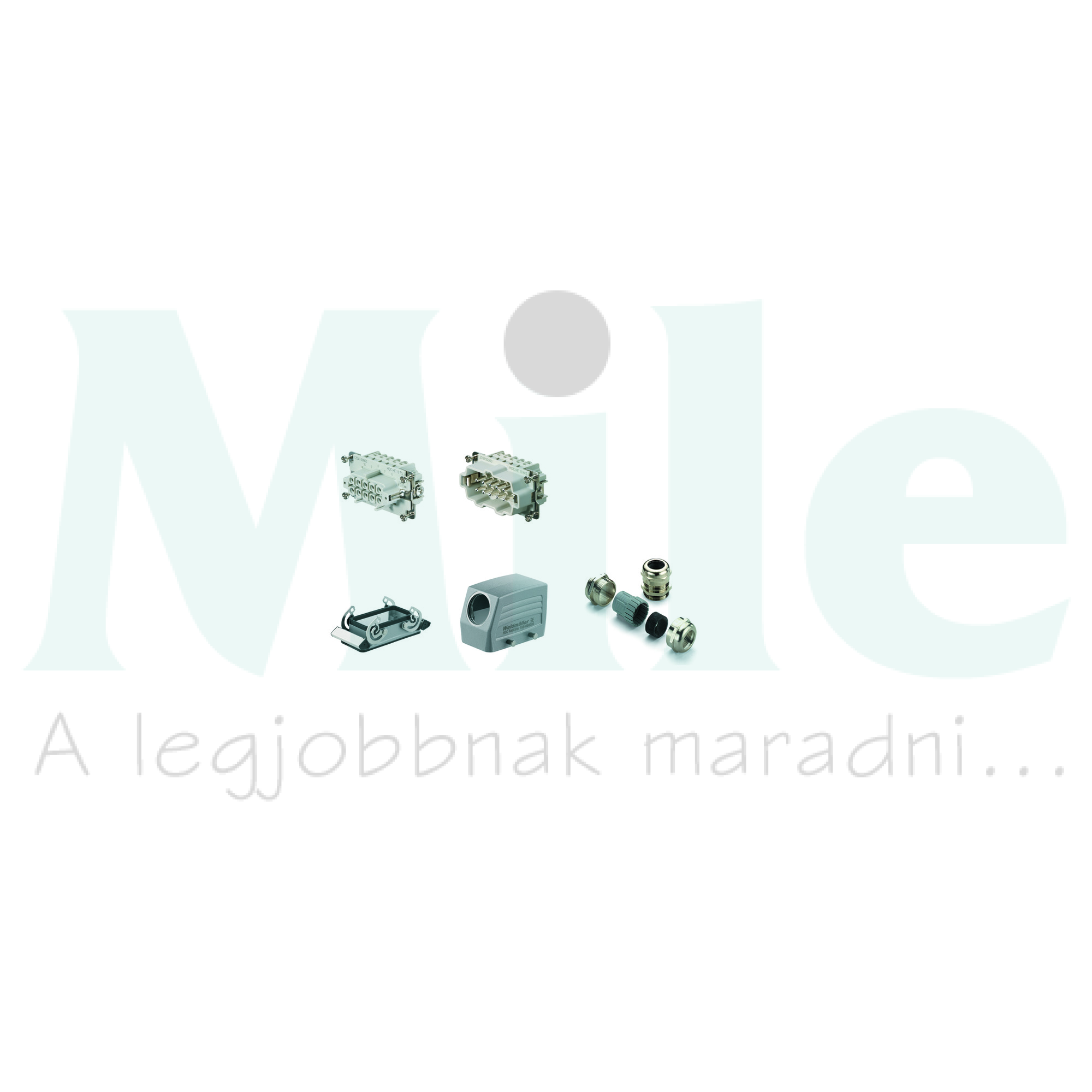 Ipari csatlakozó komplett készlet alumínium HDC-KIT-HE 10.110 Weidmüller