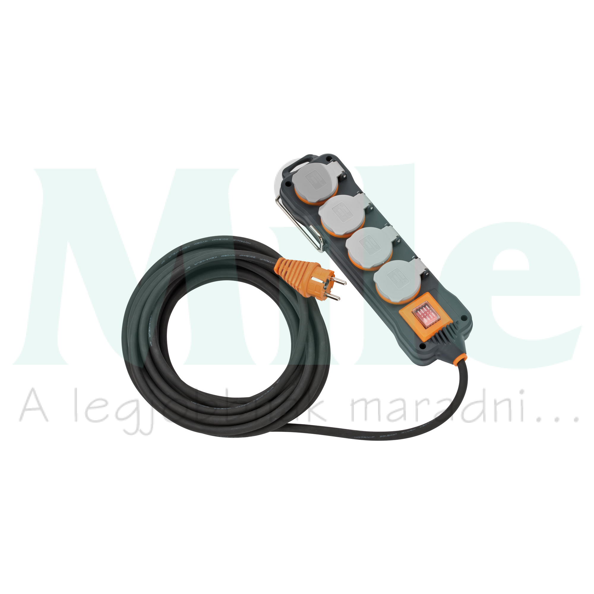 Elosztósor kültéri ipari 2.5mm2 5m 4x2P+E/230V antracit IP54 professionalLINE LECTRA