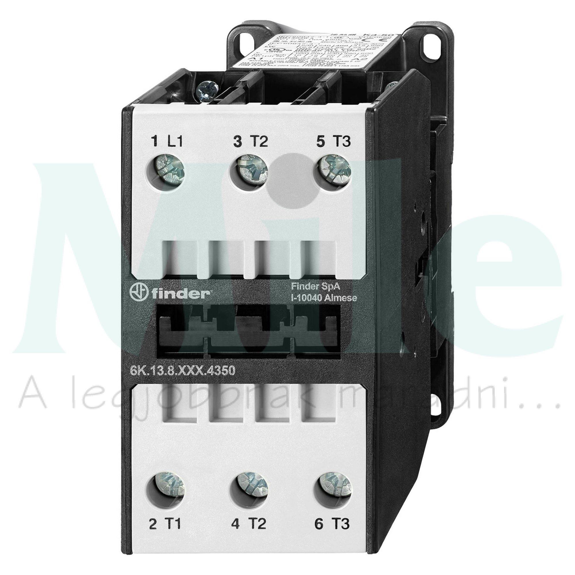 Kontaktor (mágnesk) 37kW/400VAC-3 3Z 24V50Hz csavaros 130A/AC-1/400V 6K.13.8.024.4374 FINDER