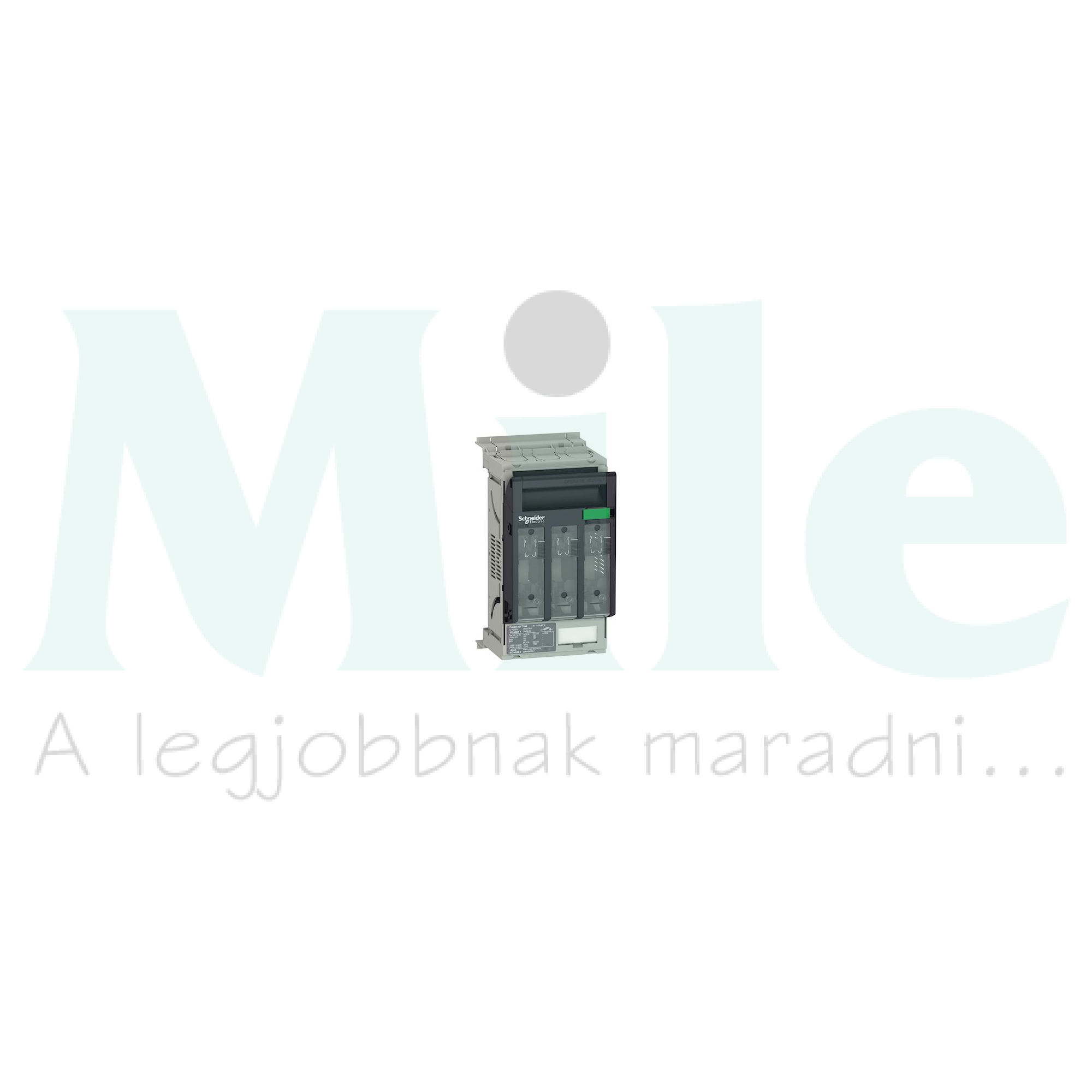 ISFT160 olvadóbiztosítós szakaszolókapcsoló 60mm gyűjtősíntávolságra M8 csatl