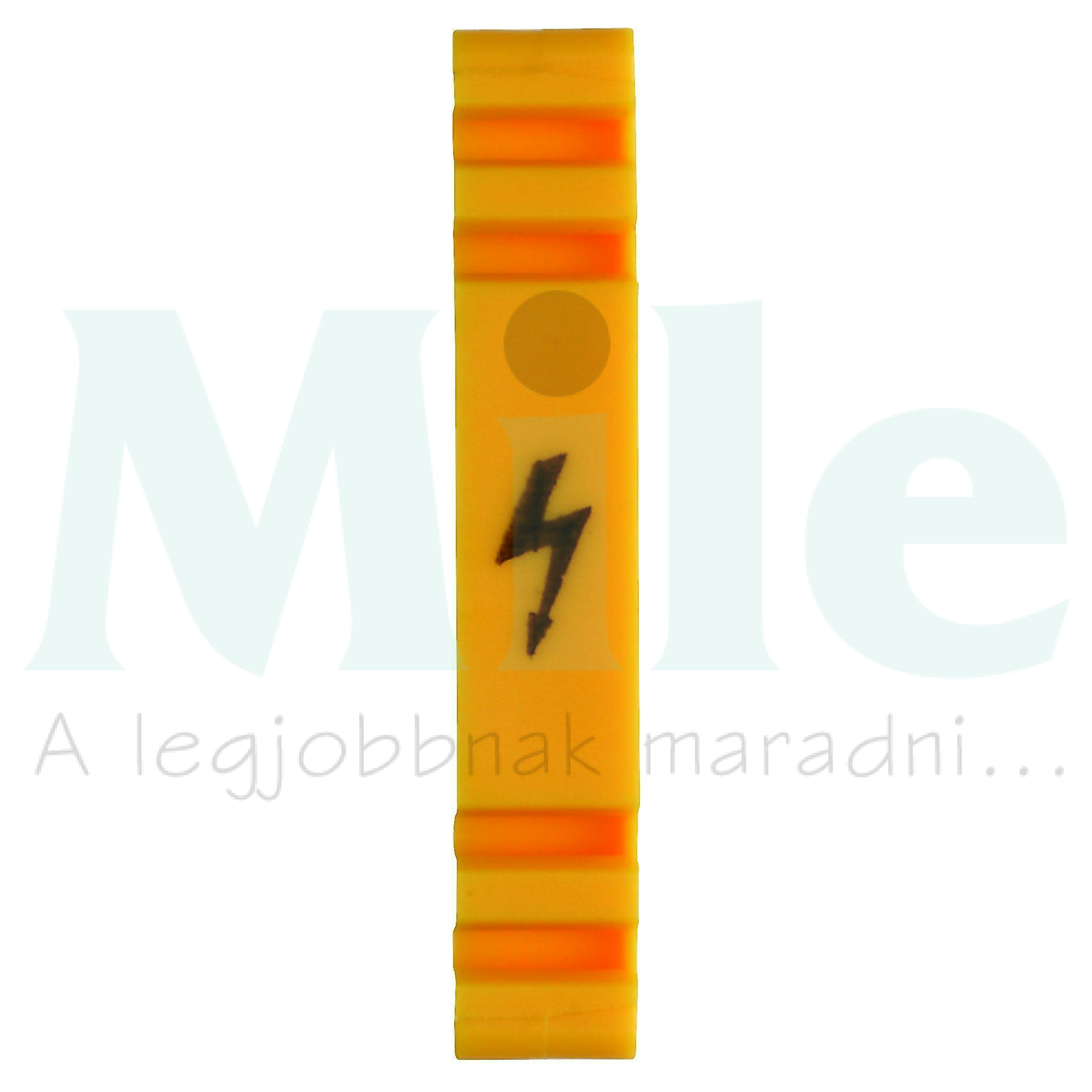 Jelölőtartó sorkapocshoz narancs műanyag 5mmx 6mm EA 1/B YE CONTA-CLIP