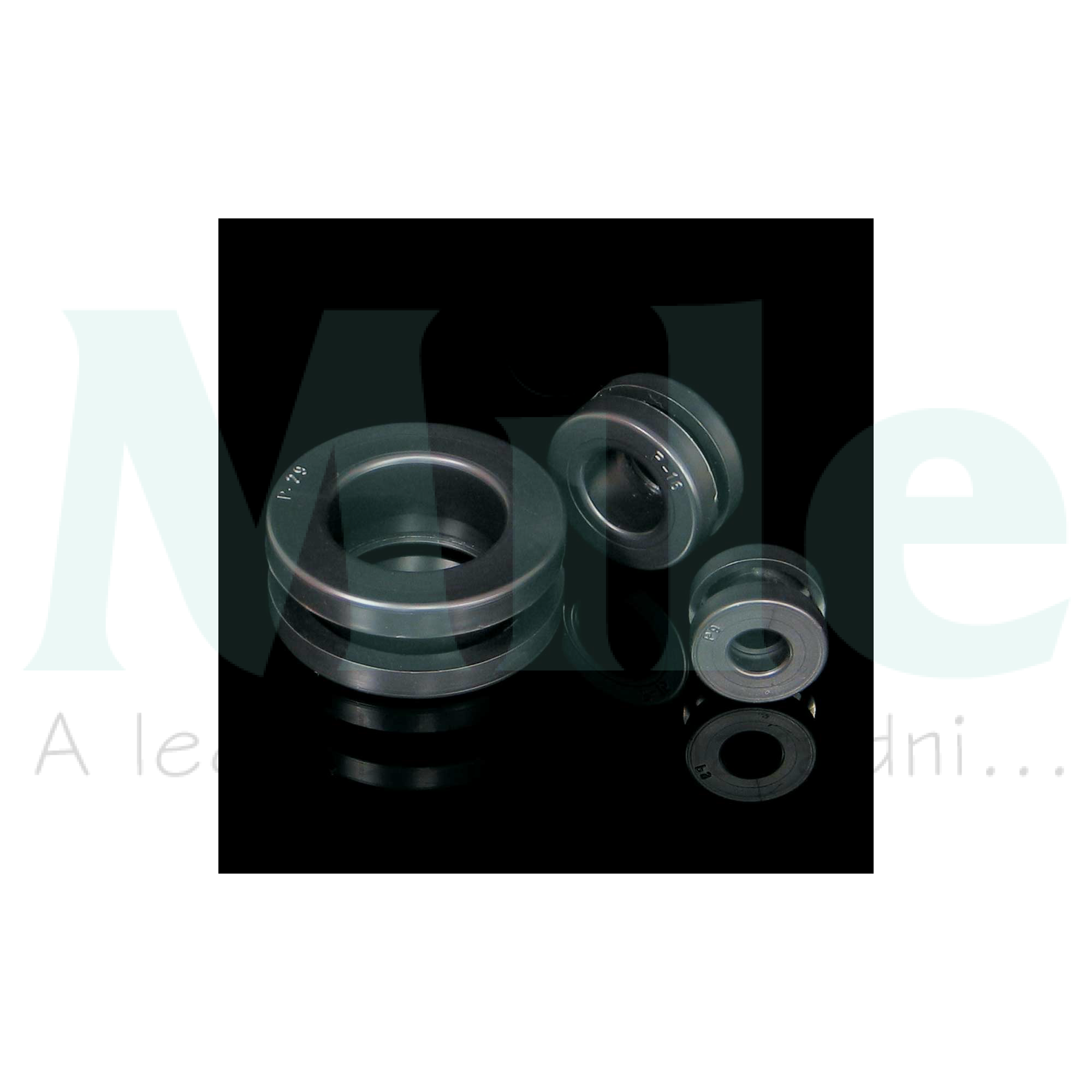 Kábelbevezető gyűrű kétrészes 31mm-kábelátmérőhöz 0.5-5mm nyitott műanyag fekete 1x KOPOS