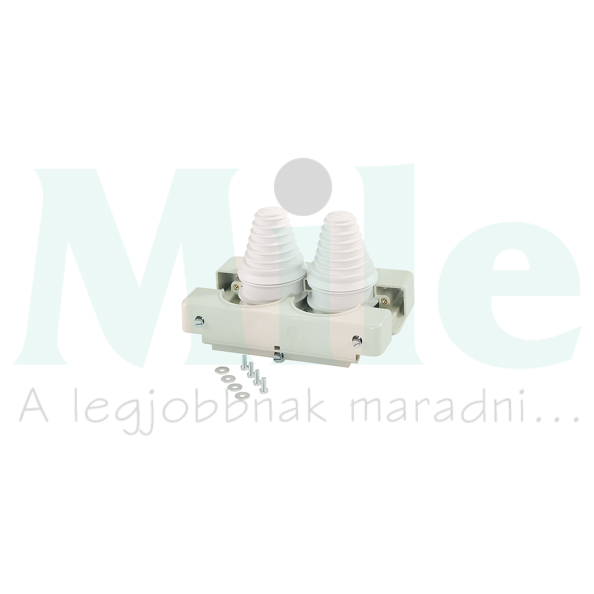 Kábelbevezető zárófedél lépcsős 2x30-72mm IP54 műanyag szürke MiFP82 ENYMETER Hensel