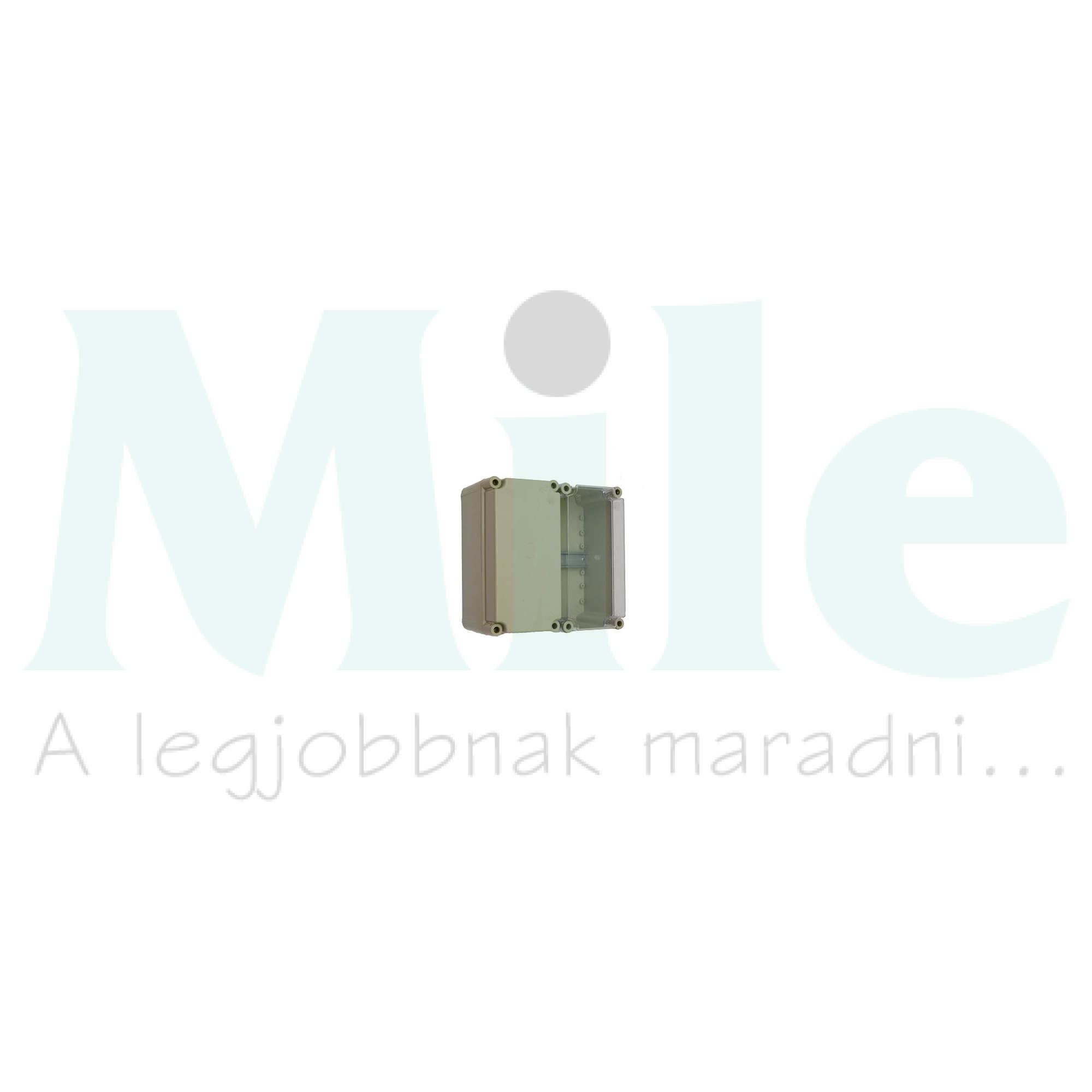 Kábelfogadó szekrény TS35-sínnel 300mmx 300mmx 170mm IP65 PVT 3030 KF Csatári Plast