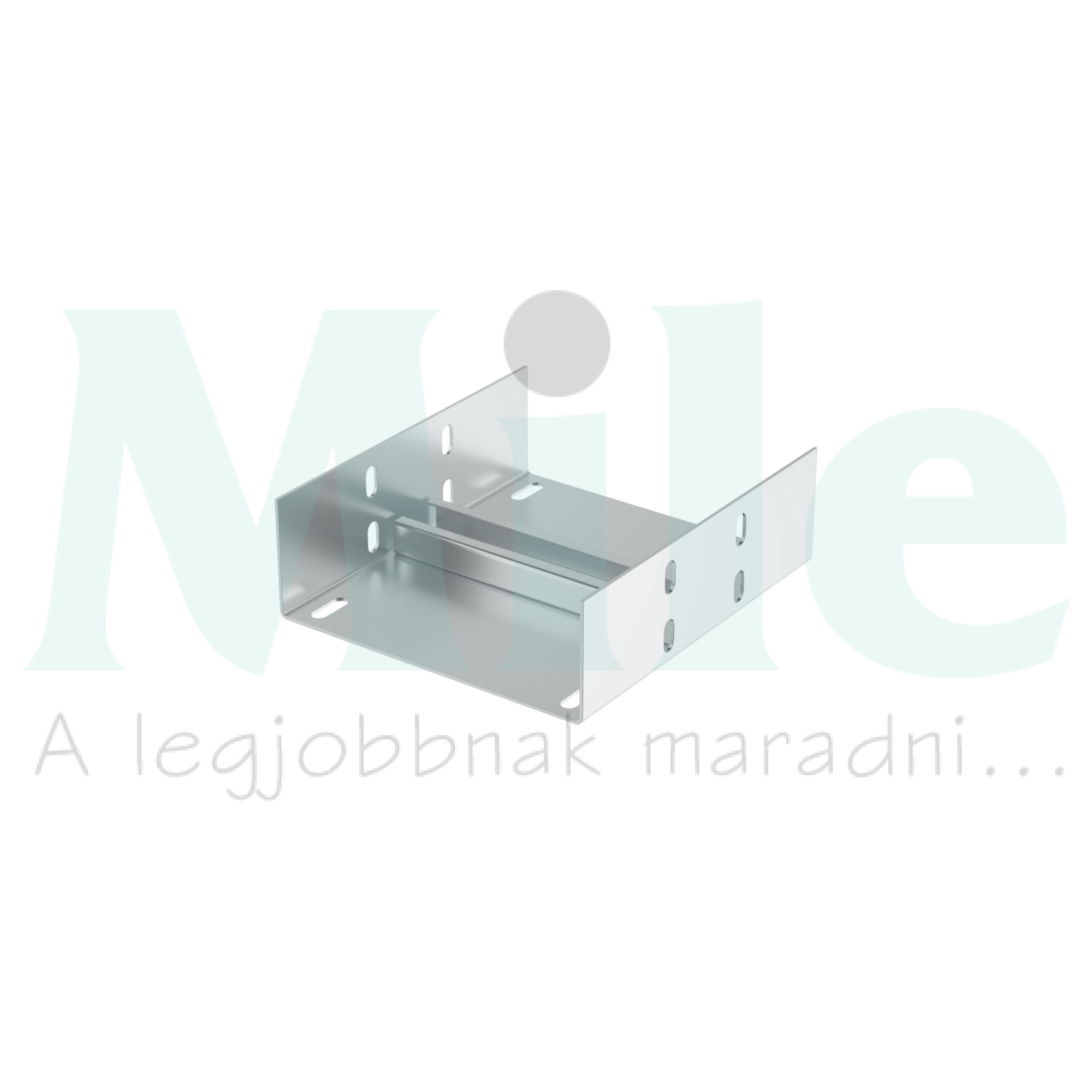 Kábellétra összekötő 52mm x 146mm x szalaghorganyzott acél-burkolat KPBSKL KOPOS