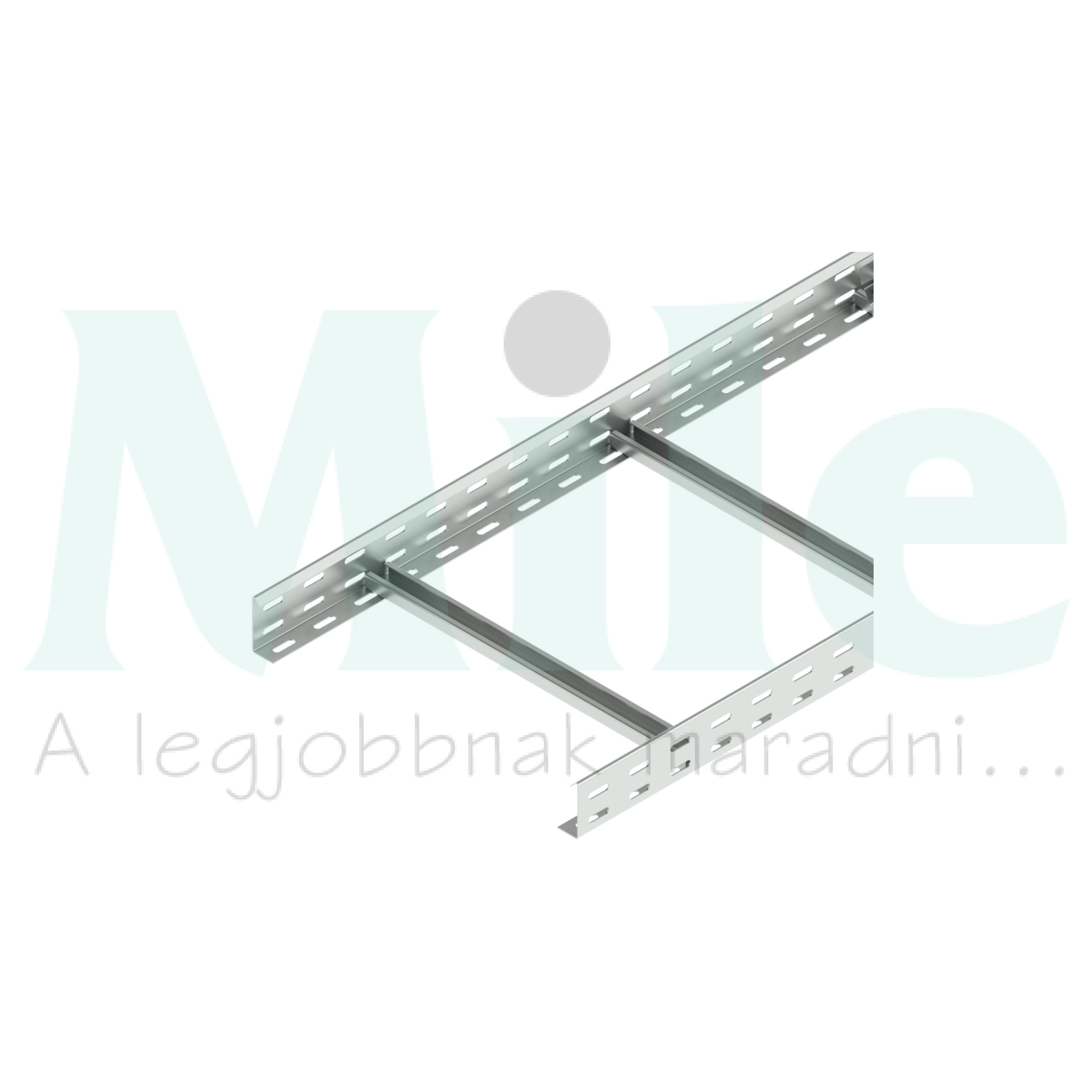 Kábellétra tűzálló E90 60mm x 400mm x 3000mm x szalaghorganyzott acél KOPOS