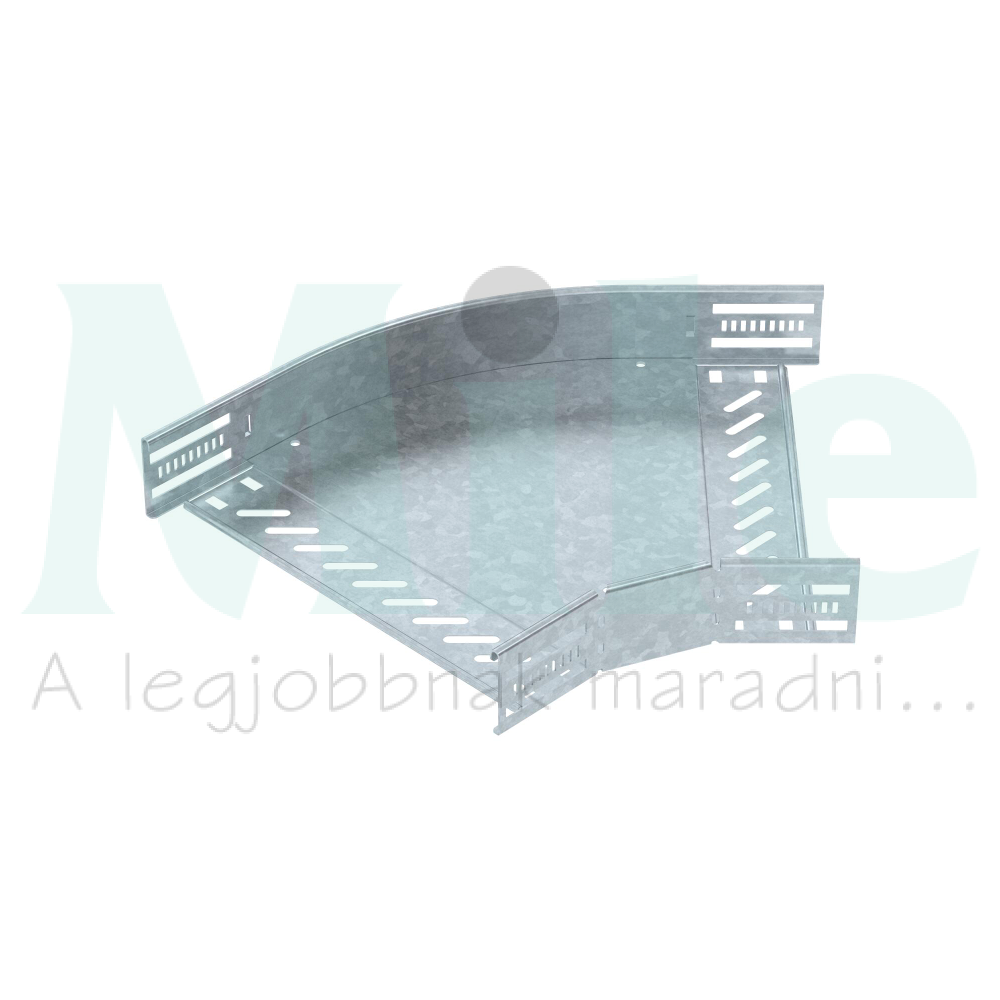 Kábeltálca 45° idom 300mm x 60mm-mag. 45° merítetten horganyzott acél RB 45 630 FT OBO-BETTERMANN
