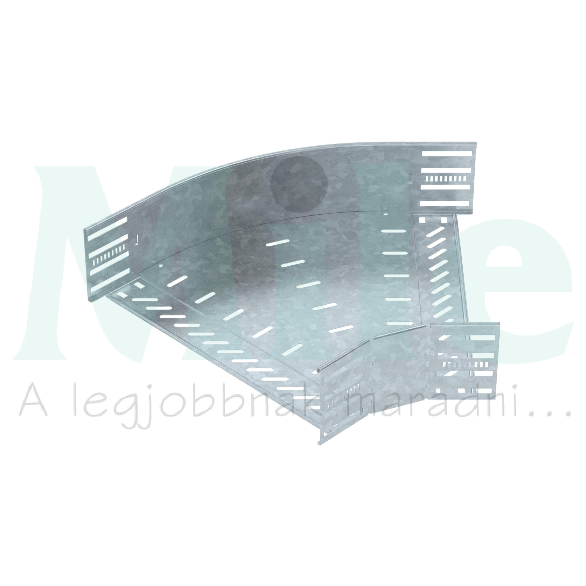 Kábeltálca 45° idom 400mm x 110mm-mag. 45° merítetten horganyzott RB 45 140 FT OBO-BETTERMANN