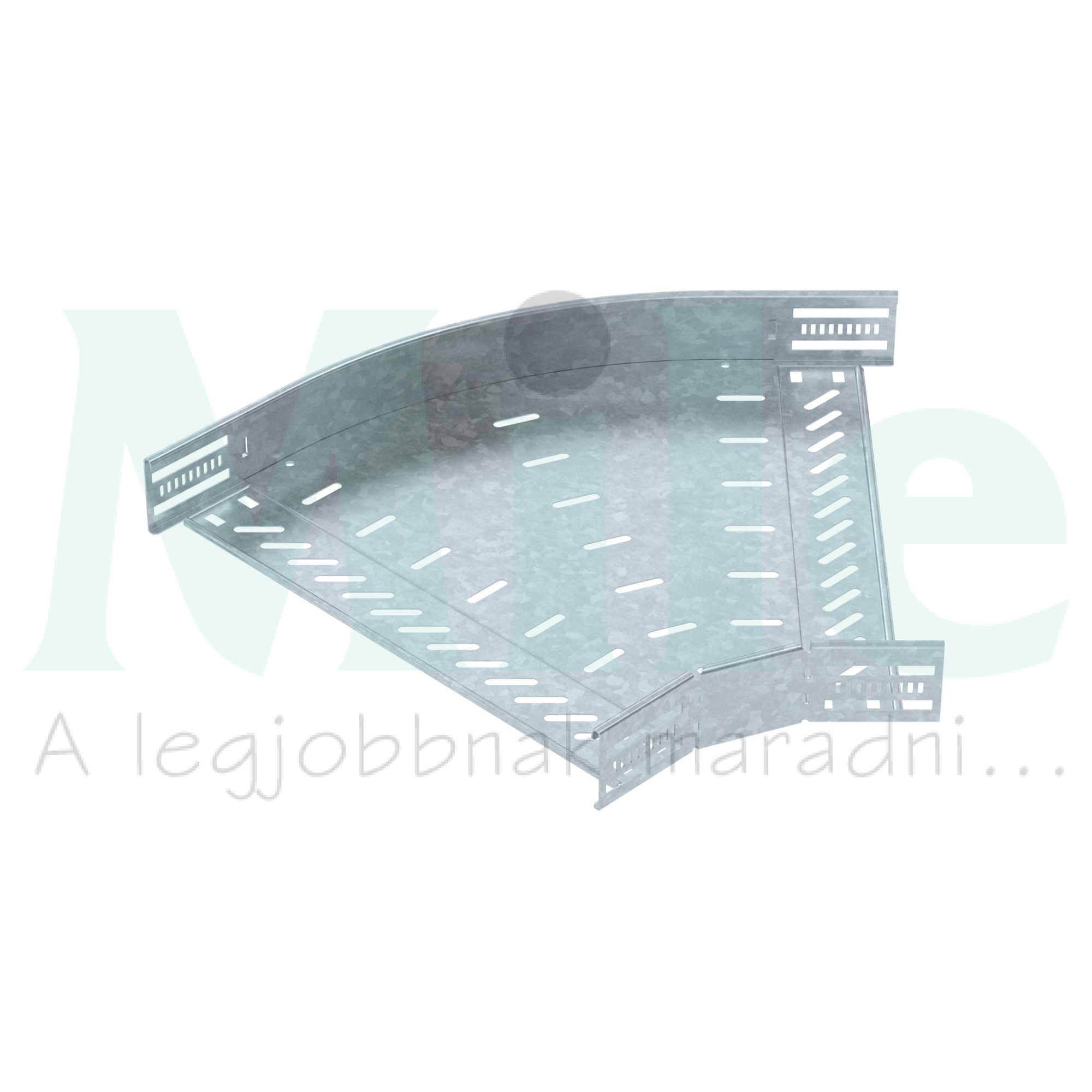 Kábeltálca 45° idom 400mm x 60mm-mag. 45° merítetten horganyzott acél RB 45 640 FT OBO-BETTERMANN