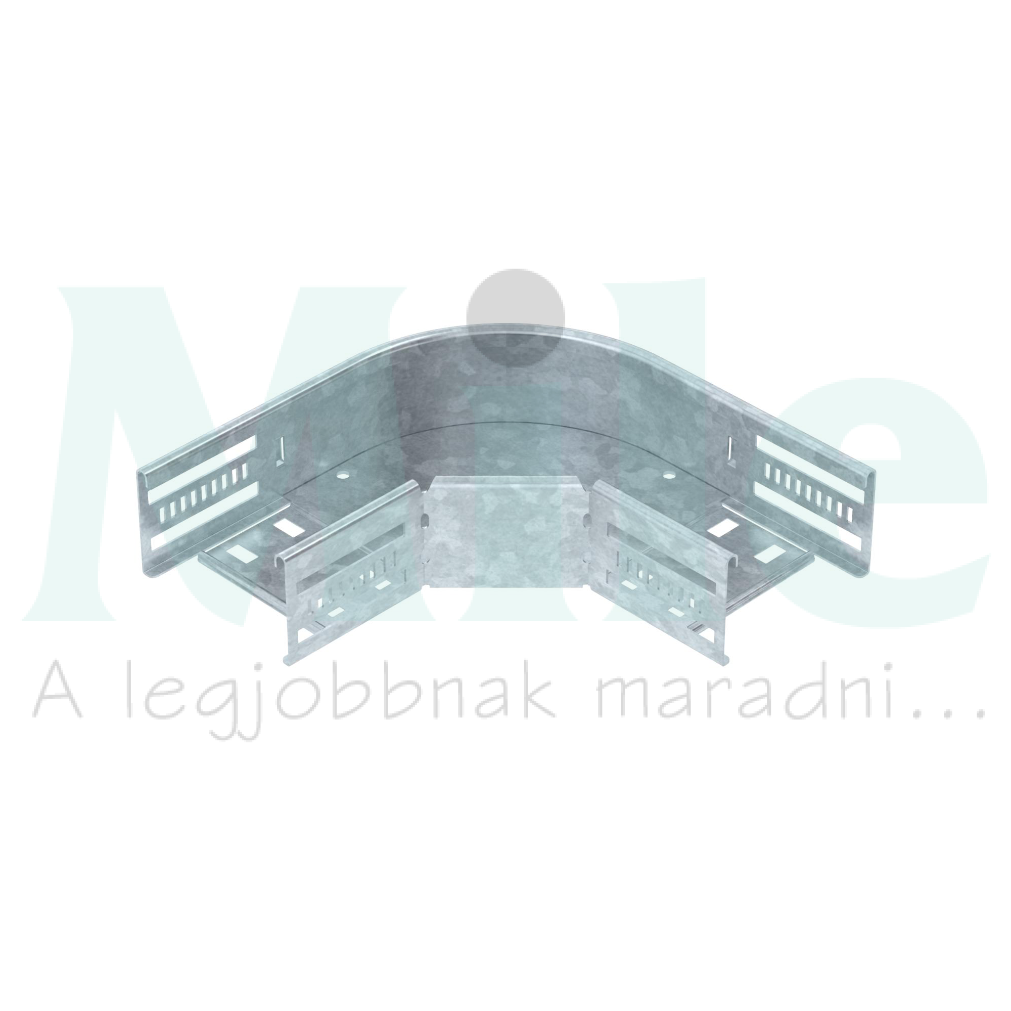 Kábeltálca 90° idom 100mm x 60mm-mag. 90° merítetten horganyzott acél RB 90 610 FT OBO-BETTERMANN