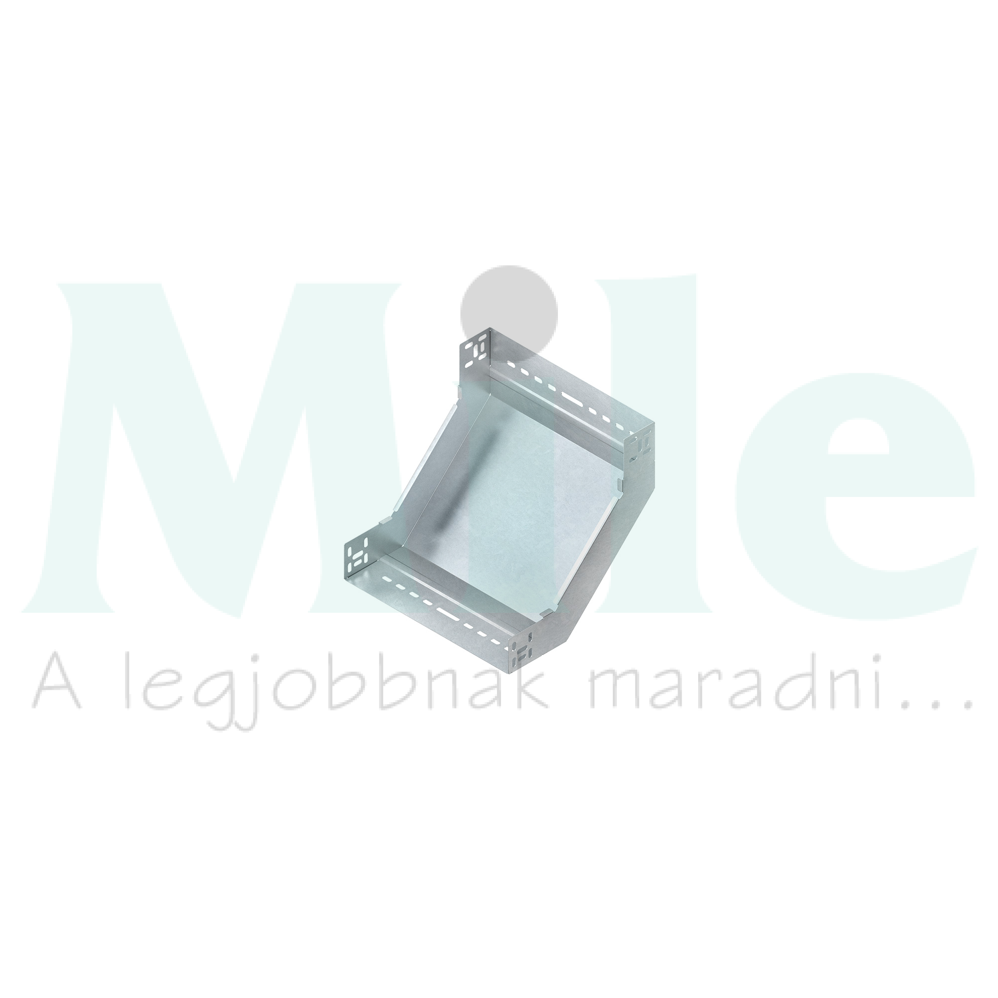 Kábeltálca emelő idom 150mm x 60mm-mag. 90° szalaghorganyzott acél RSD 60150 Niedax