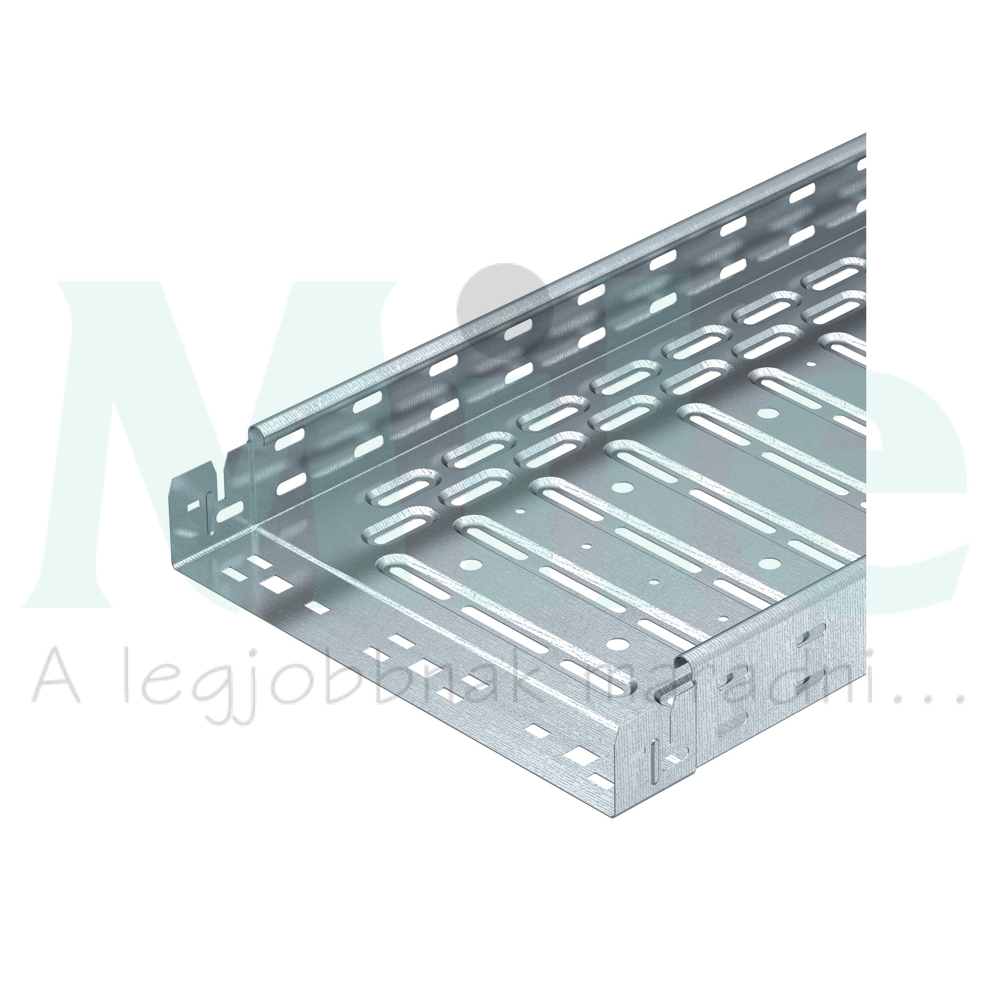 Kábeltálca gyorsösszekötős 3m acél tűzihorganyzott 60mm x 600mm x 3050mm RKSM 660 FT OBO-BETTERMANN
