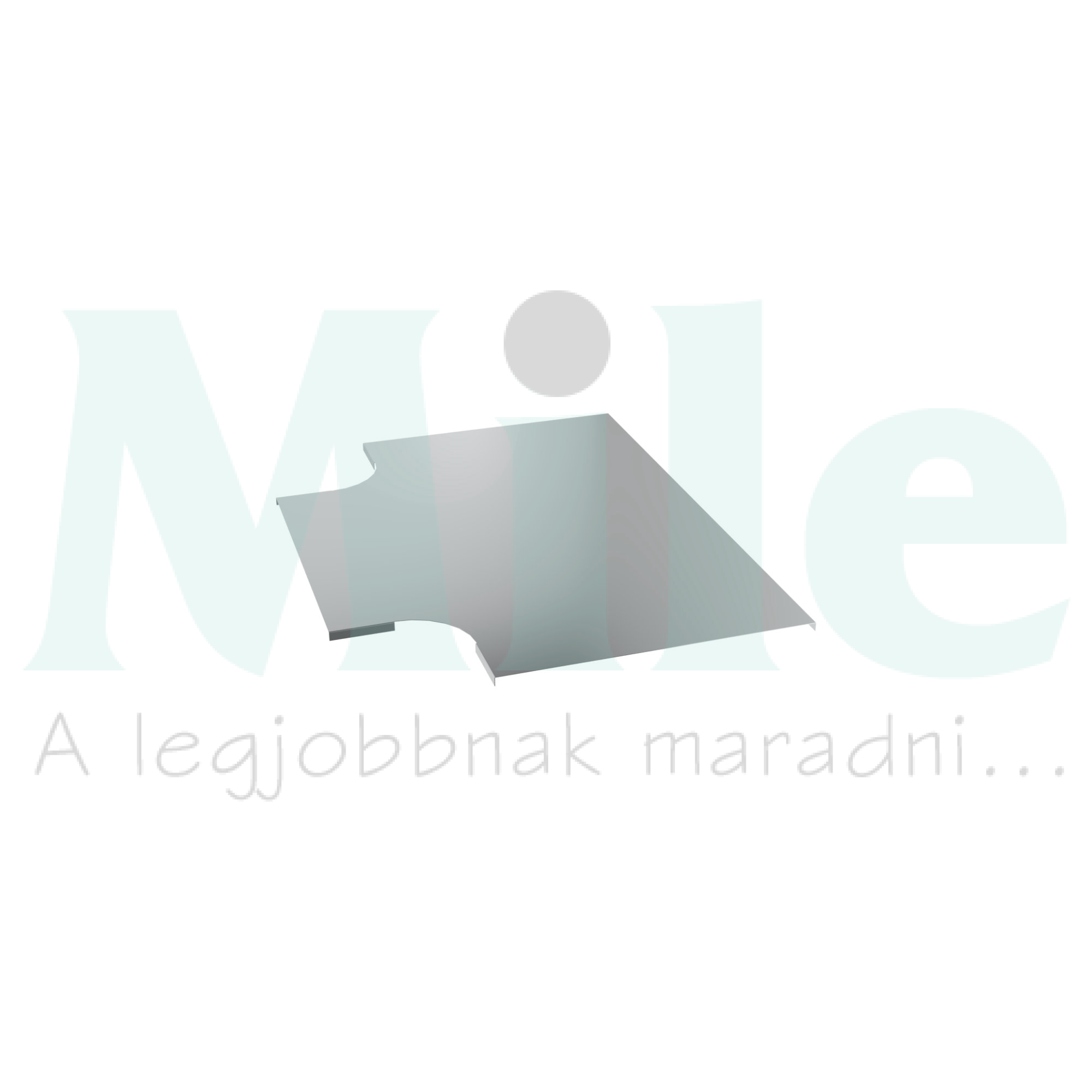 Kábeltálca irányváltó idom fedél 500mm x tálcához létrához merítetten horganyzott acél VT KOPOS