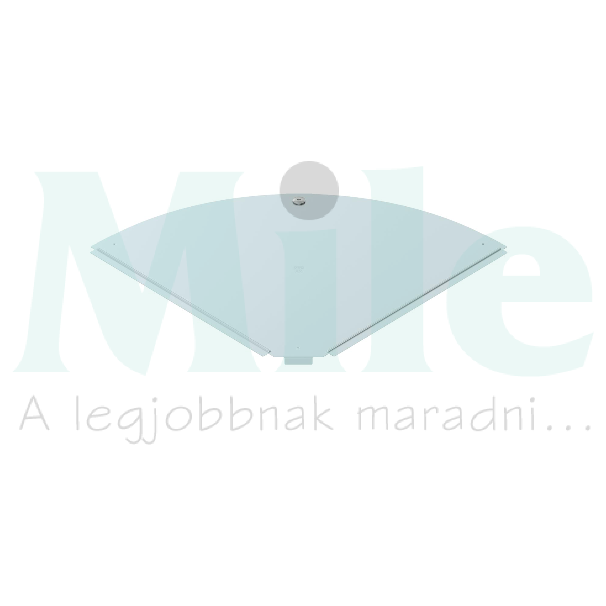 Kábeltálca irányváltó idom fedél vízszintes 90° acél 400mm x 458mm RBD 90 400 DD OBO-BETTERMANN