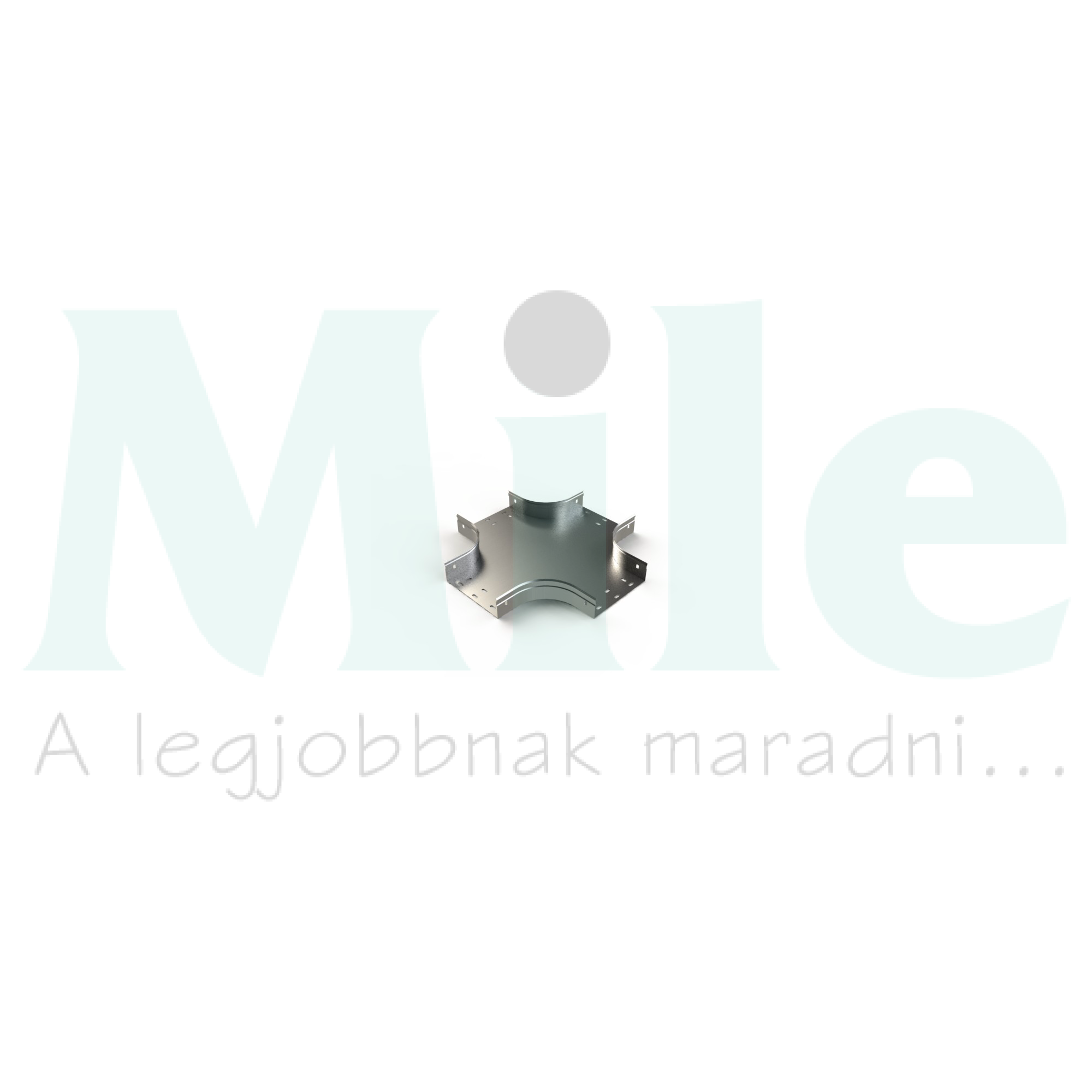 Kábeltálca keresztidom 60mm-mag. 150mm x szalaghorganyzott acél CRERC 150x60GS BASOR