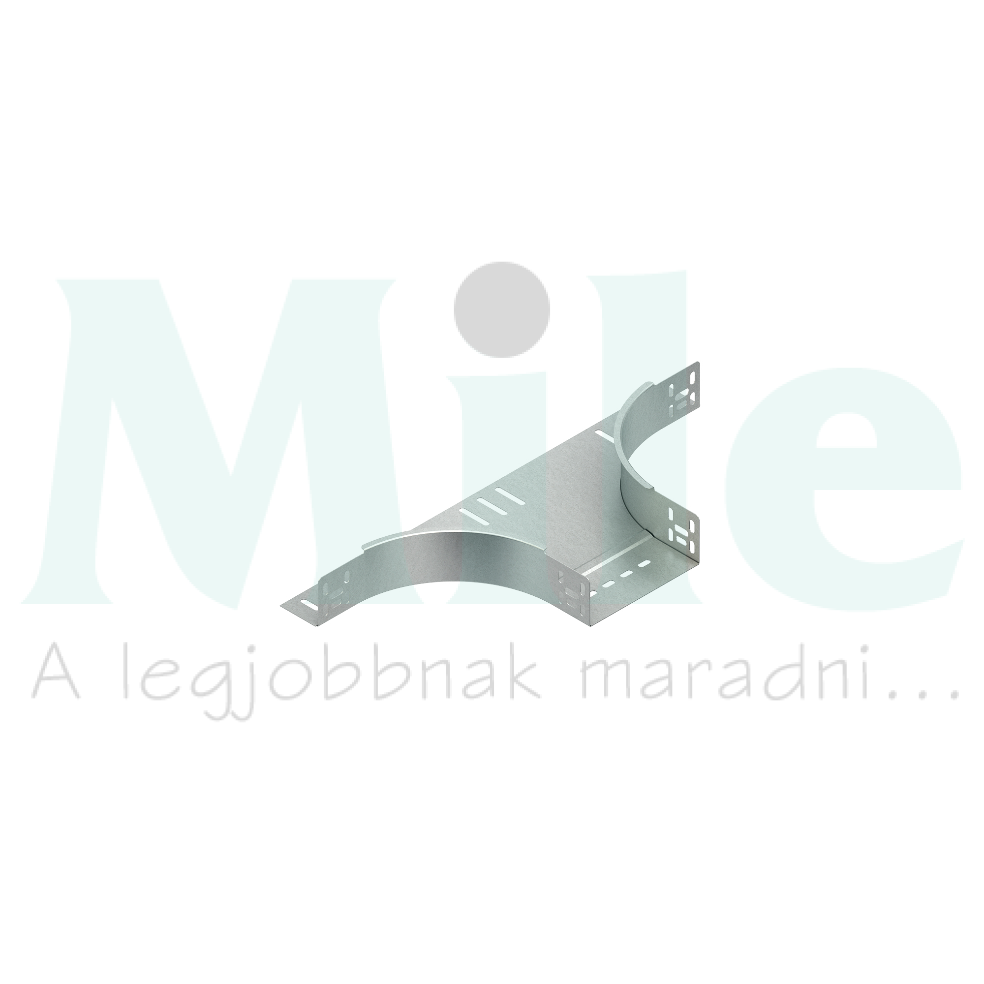 Kábeltálca T-elágazóidom 85mm-mag. 500mm-sz/leág szalaghorganyzott acél RTA 85500 Niedax