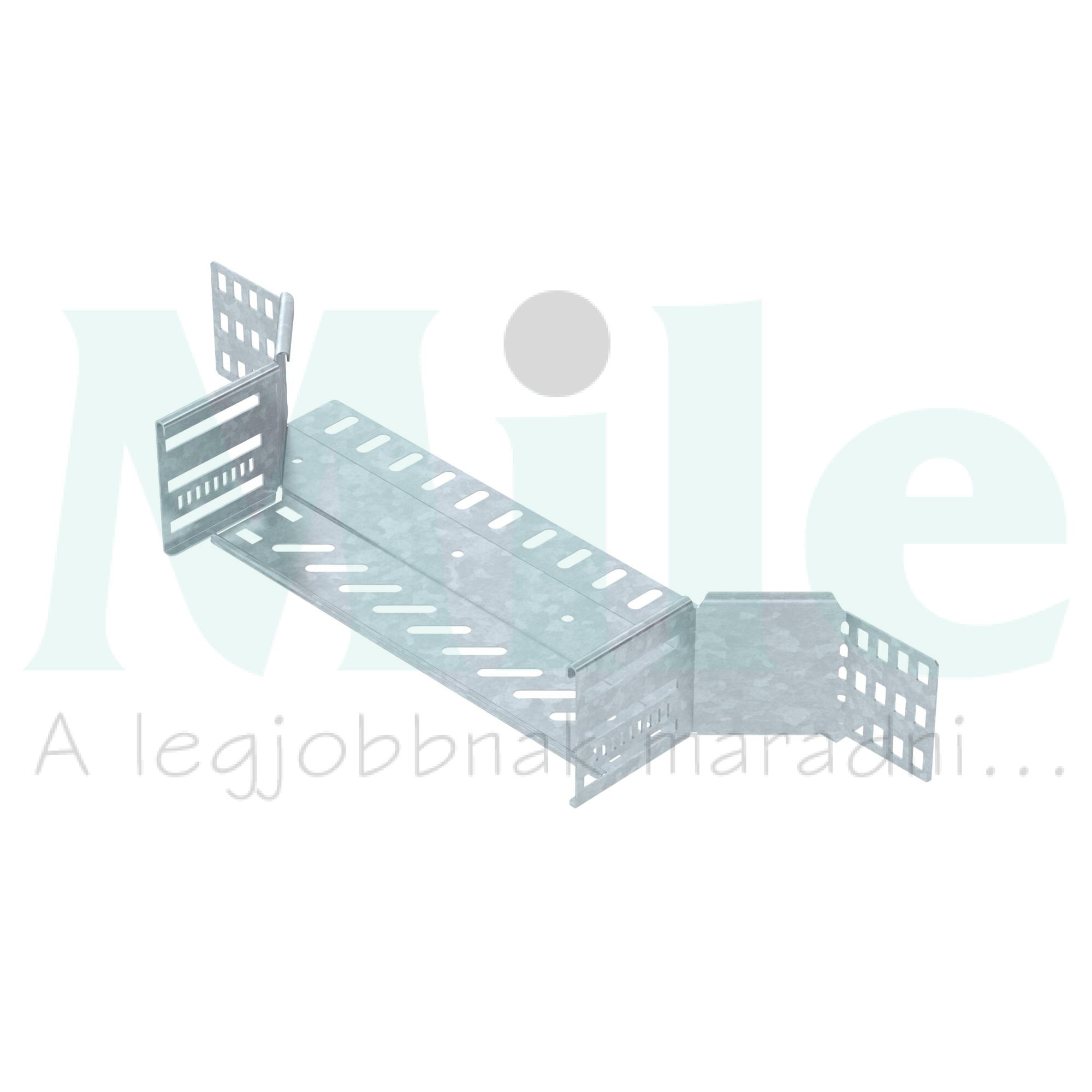 Kábeltálca T-elágazóidom 85mm-mag. 300mm-sz/leág tűzihorganyzott acél RAA 830 FT OBO-BETTERMANN
