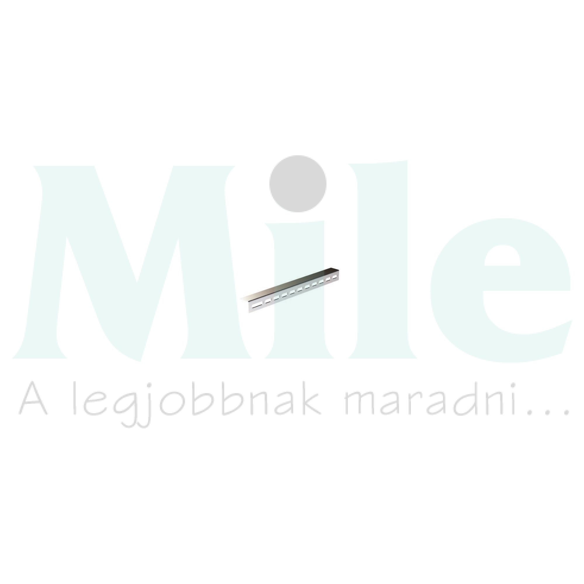 Kábeltartó sín ÚJ! DIN-2 L 40x40mm perforált fém 1121mm x DKP 92 AL Emiter