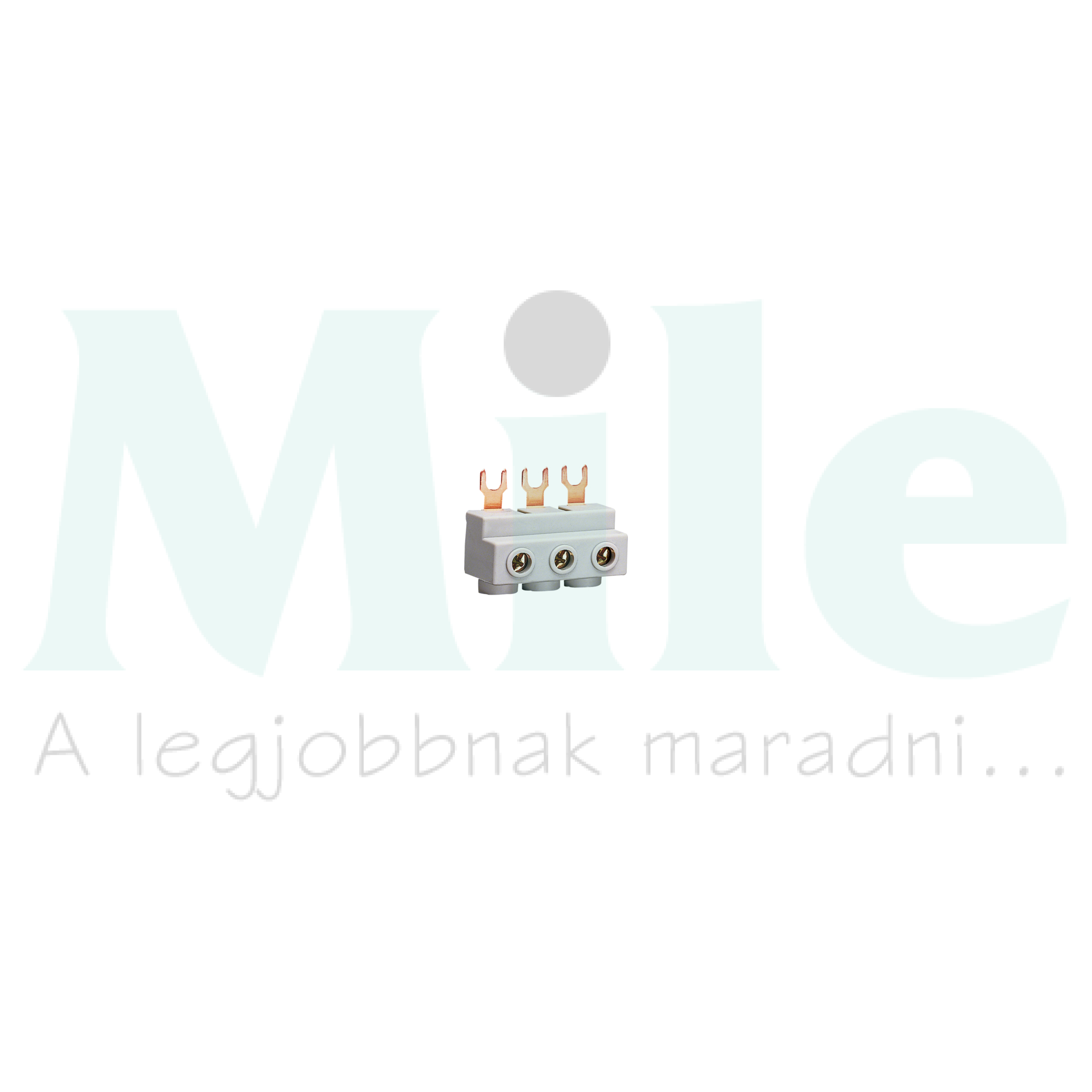 Kapocsblokk 3P motorvédőhöz villás KF Hager